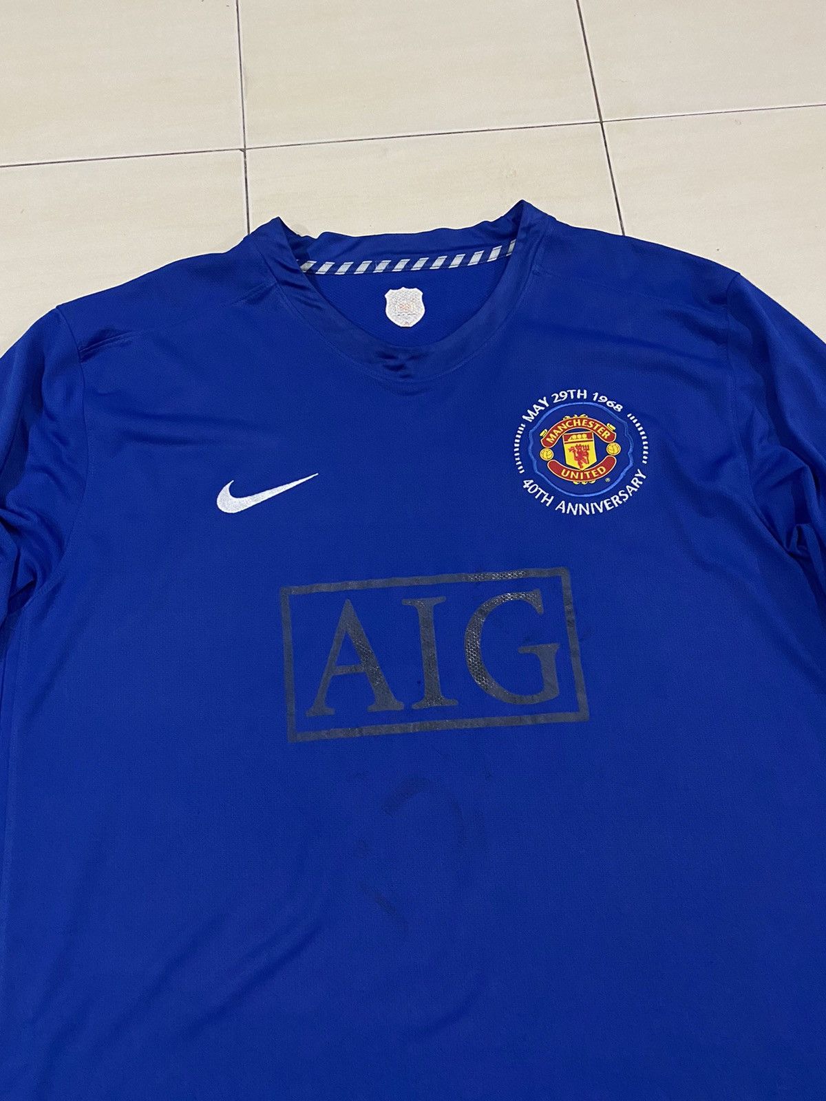 Nike Rare Manchester United 2008 third jersey longsleeve Size US XXL / EU 58 / 5 - 10 Thumbnail