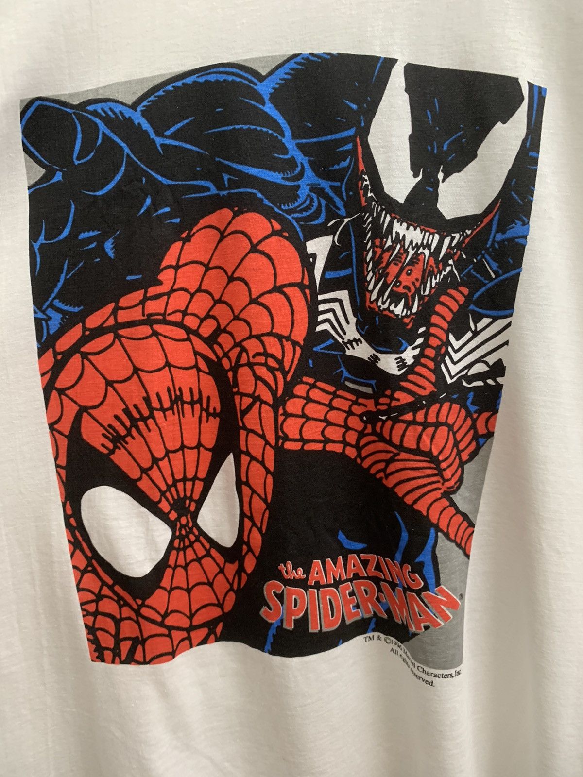 Marvel Comics × Vintage Vintage 90s Marvel Characters The Amazing Spiderman Shirts Size US M / EU 48-50 / 2 - 2 Thumbnail