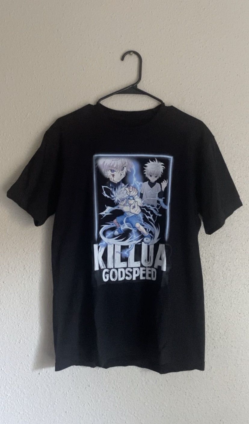 KITH VINTAGE Tシャツ　HUNTERXHUNTER Hunter X Hunter Kite T-Shirt Anime Manga HxH Black T-Shirt