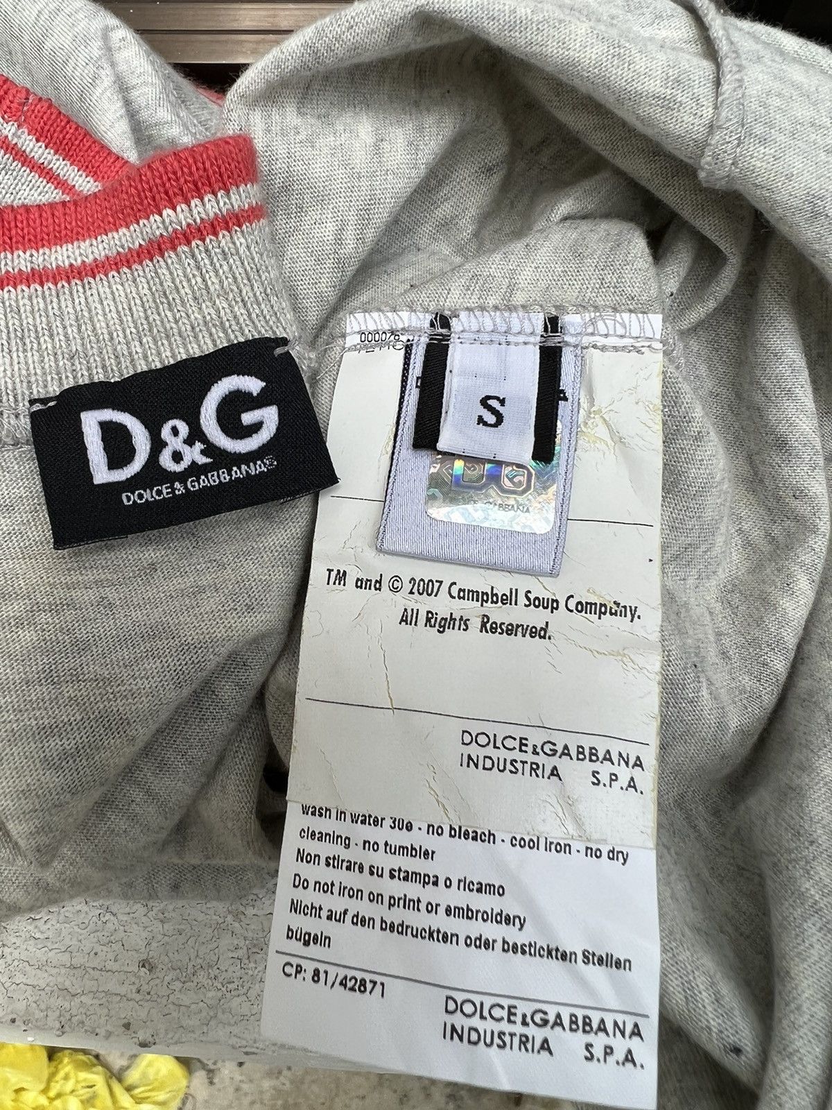 Dolce & Gabbana Vintage 2007 Dolce & Gabbana X Campbell Soup Art Sleeveless Size US S / EU 44-46 / 1 - 16 Thumbnail