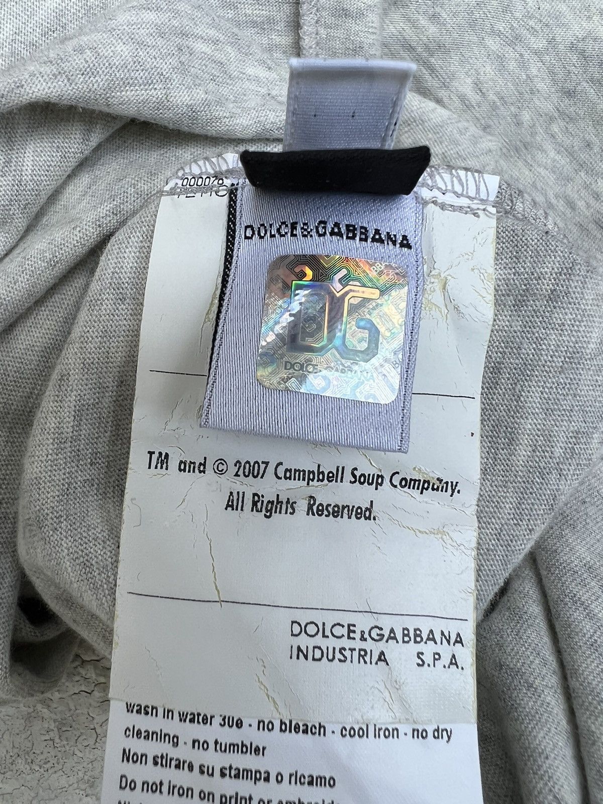 Dolce & Gabbana Vintage 2007 Dolce & Gabbana X Campbell Soup Art Sleeveless Size US S / EU 44-46 / 1 - 18 Thumbnail