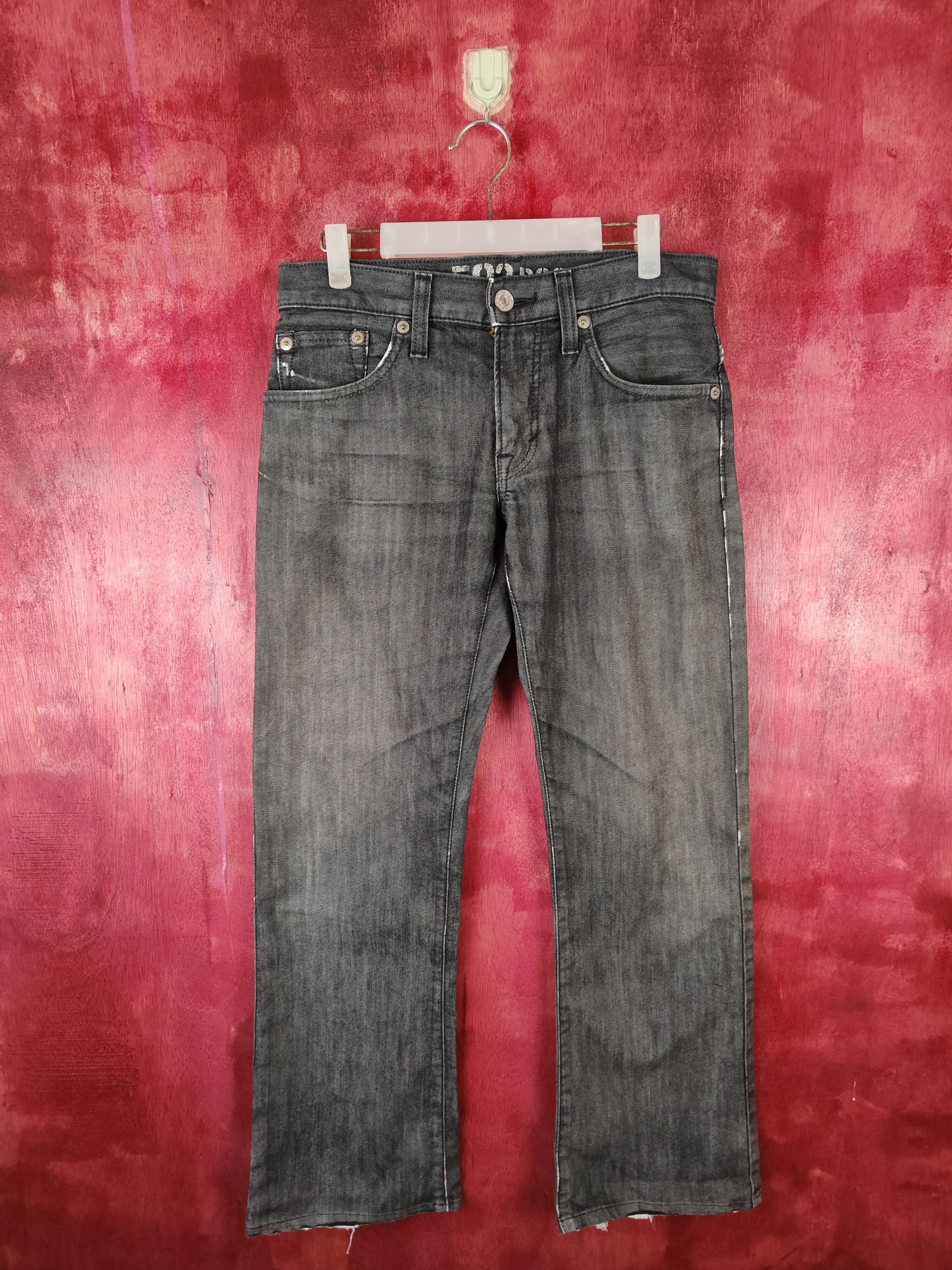 Edwin × Japanese Brand Edwin Faded Black Denim Pants #S516 Size US 30 / EU 46 - 1 Thumbnail