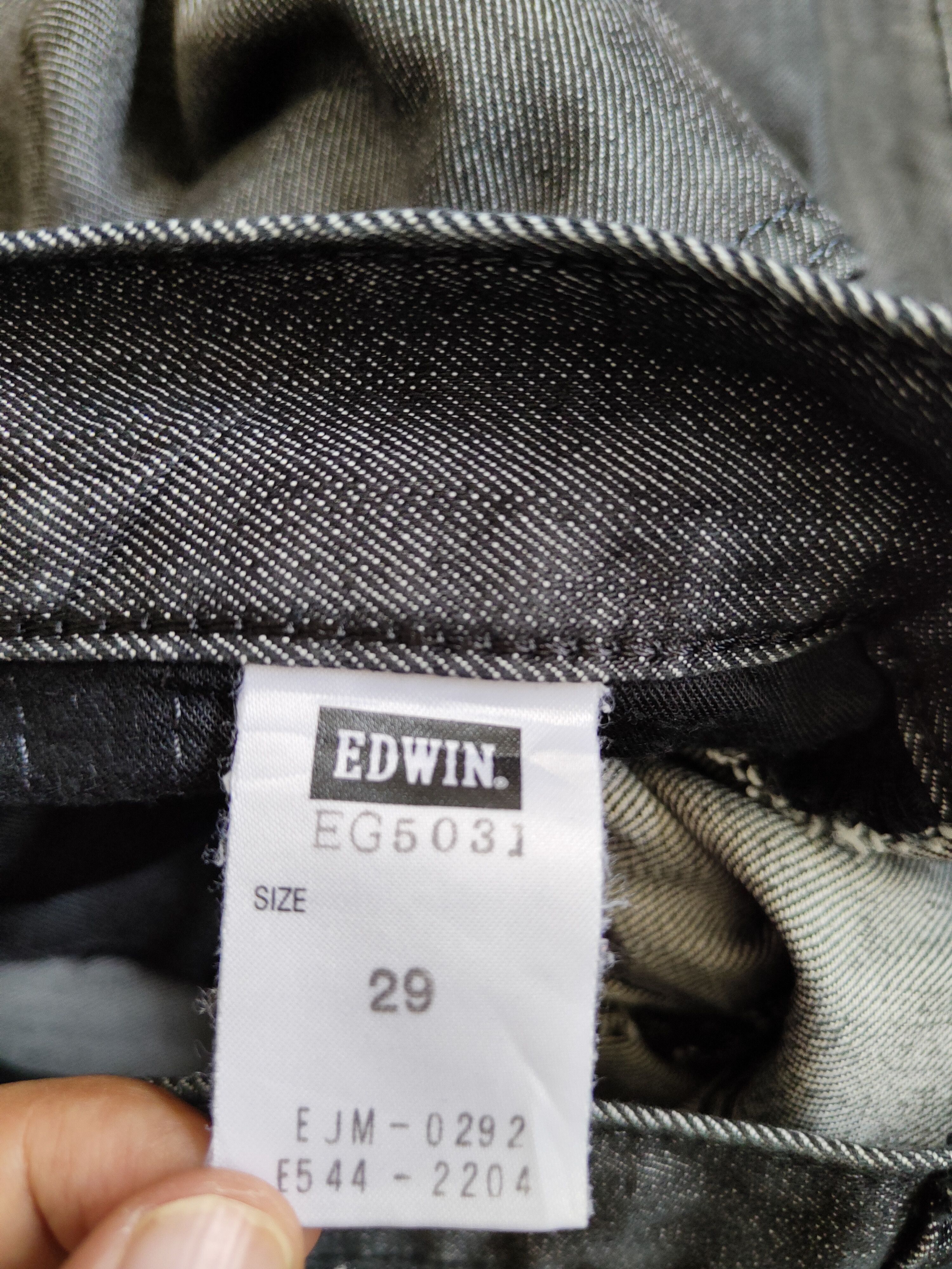 Edwin × Japanese Brand Edwin Faded Black Denim Pants #S516 Size US 30 / EU 46 - 14 Thumbnail