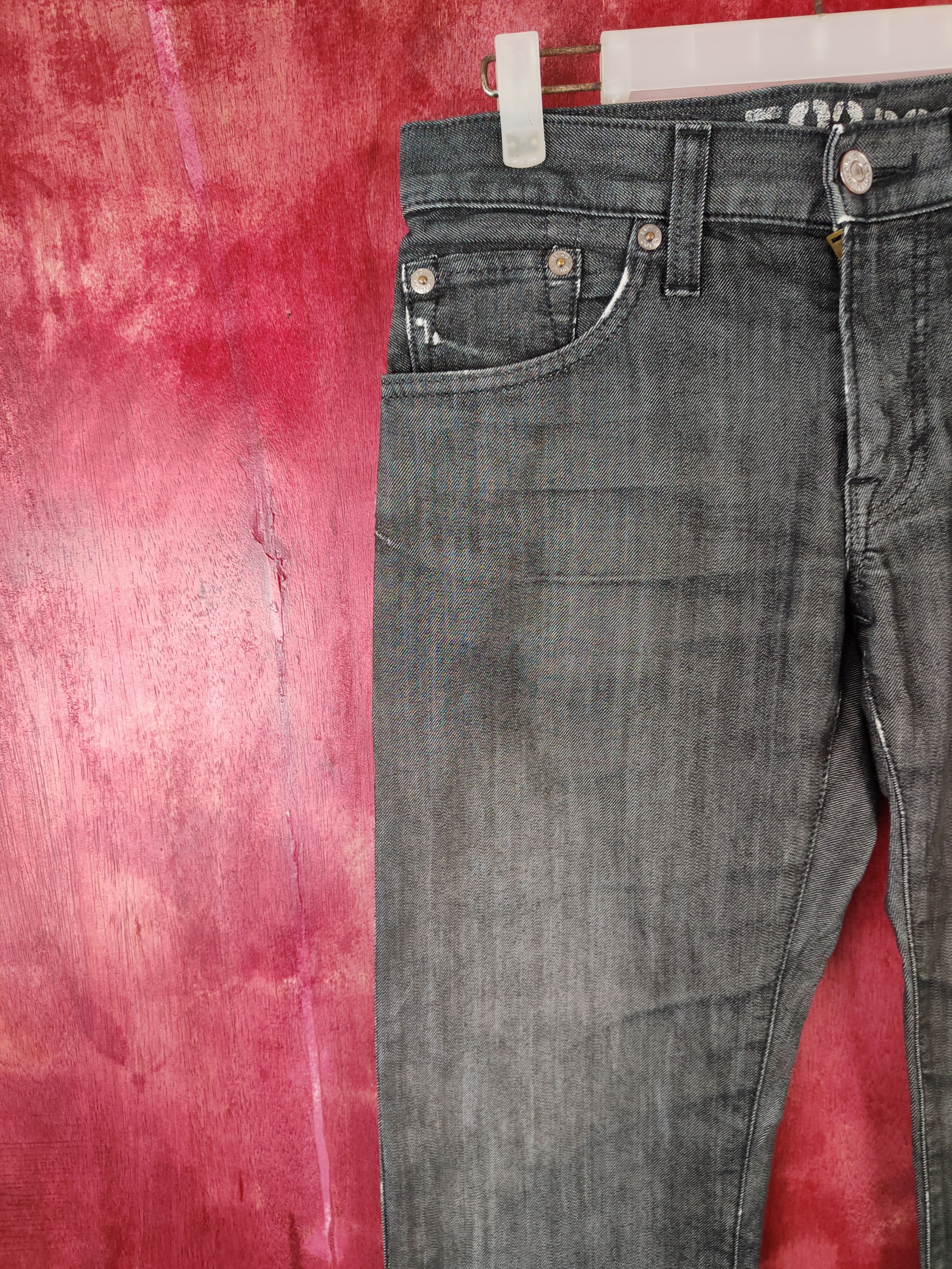 Edwin × Japanese Brand Edwin Faded Black Denim Pants #S516 Size US 30 / EU 46 - 3 Thumbnail