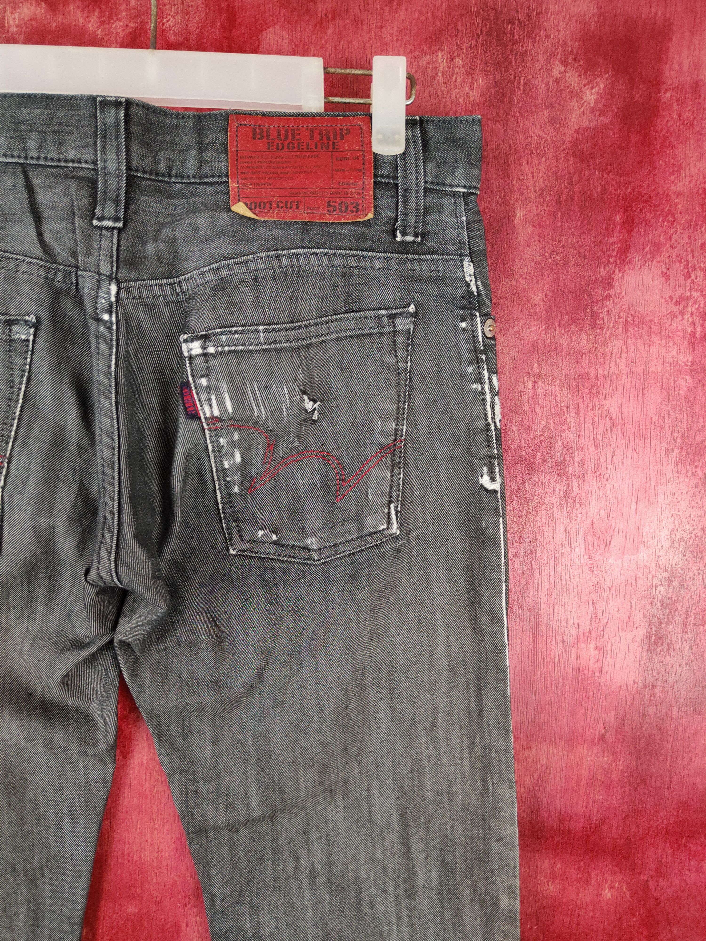 Edwin × Japanese Brand Edwin Faded Black Denim Pants #S516 Size US 30 / EU 46 - 11 Thumbnail