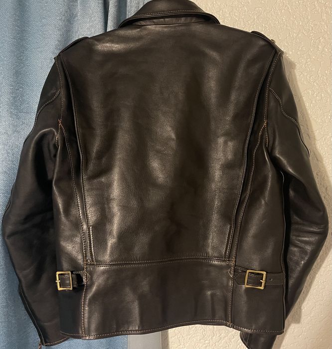 The Flat Head The Flat Head WRJ53 horsehide leather jacket Grailed