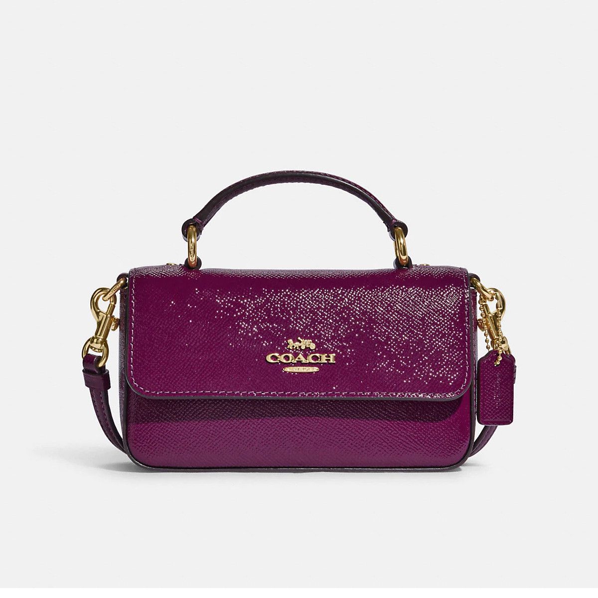 Coach CC339 Mini Josie Top Handle deals Crossbody In Colorblock In Im/Boysenberry Mult