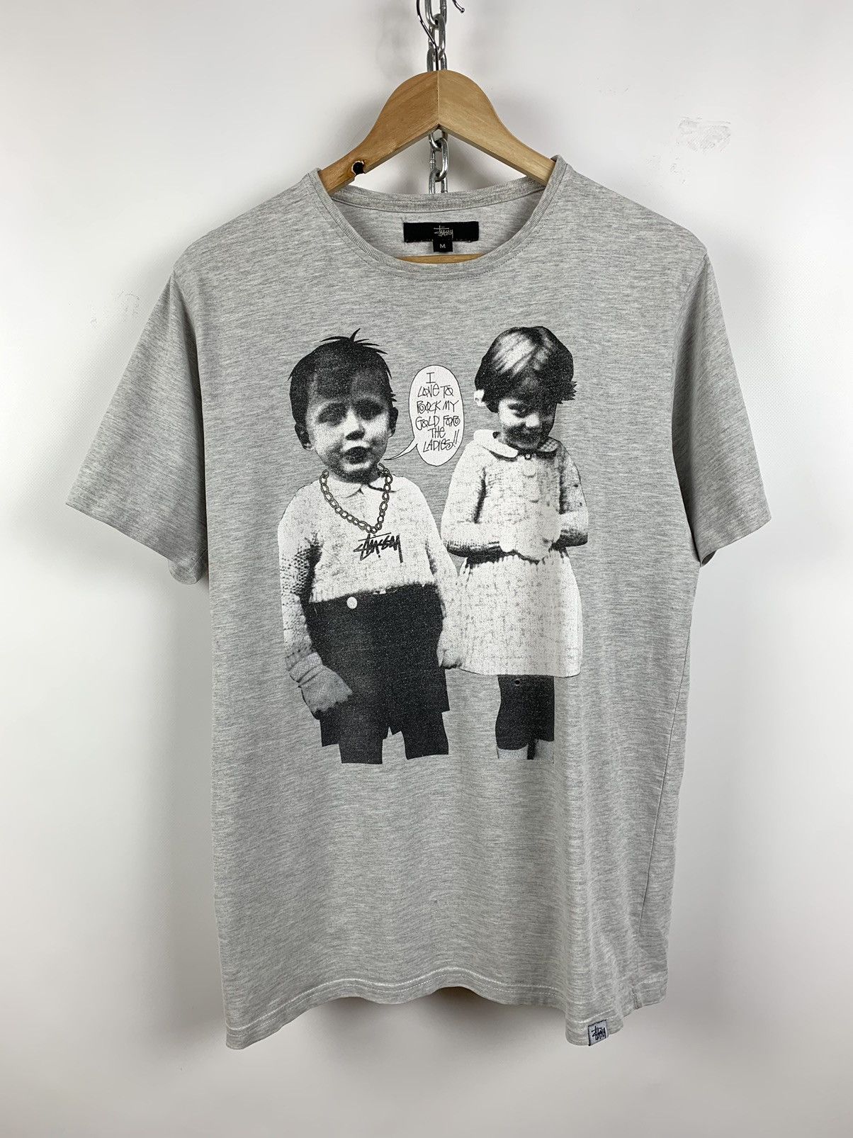 Streetwear × Stussy × Vintage Vintage Stussy I Love To Rock