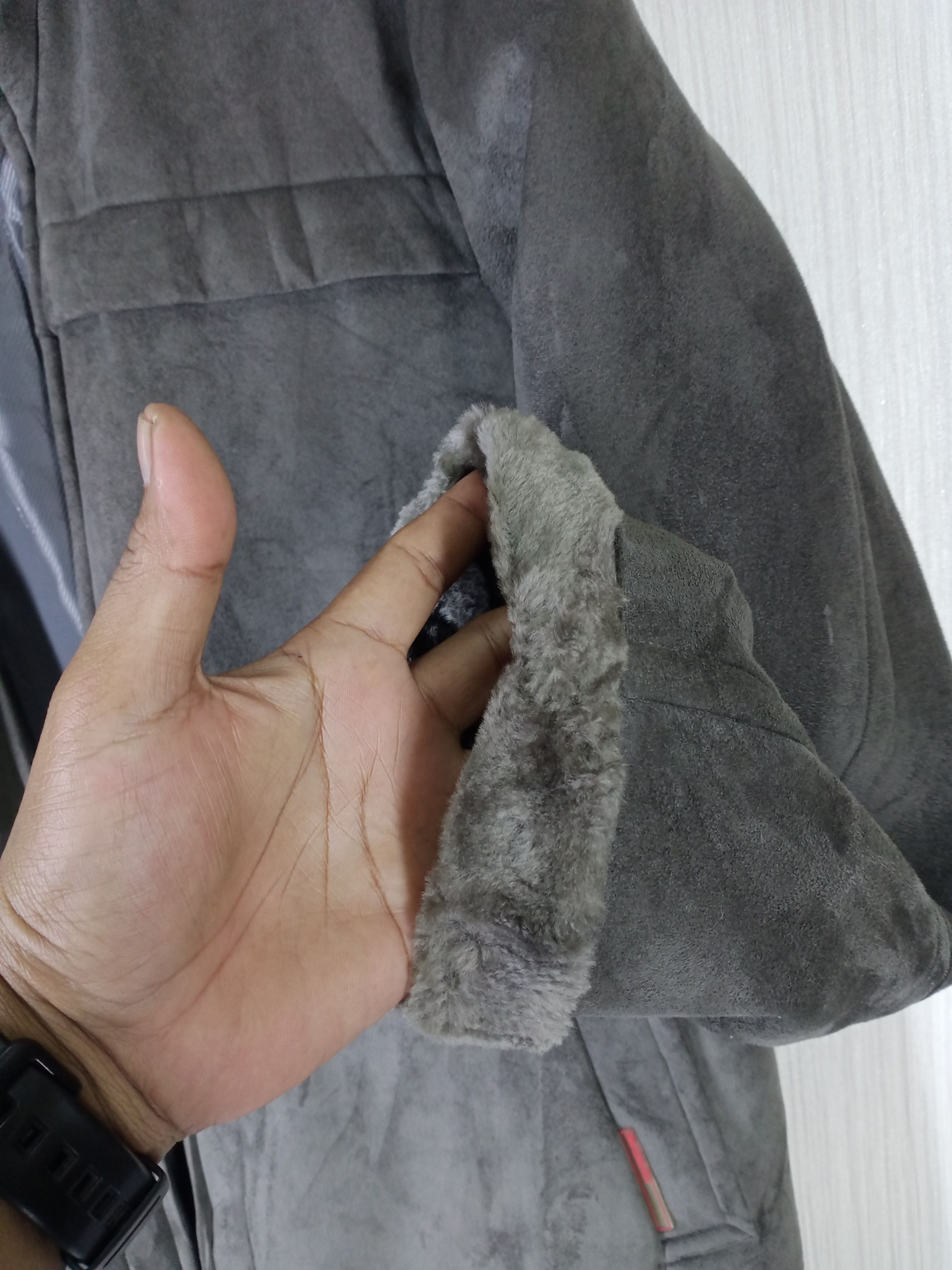 Kansai Yamamoto Rare Vintage Kansai Yamamoto Homme Suede Sherling Jacket Size US L / EU 52-54 / 3 - 10 Thumbnail