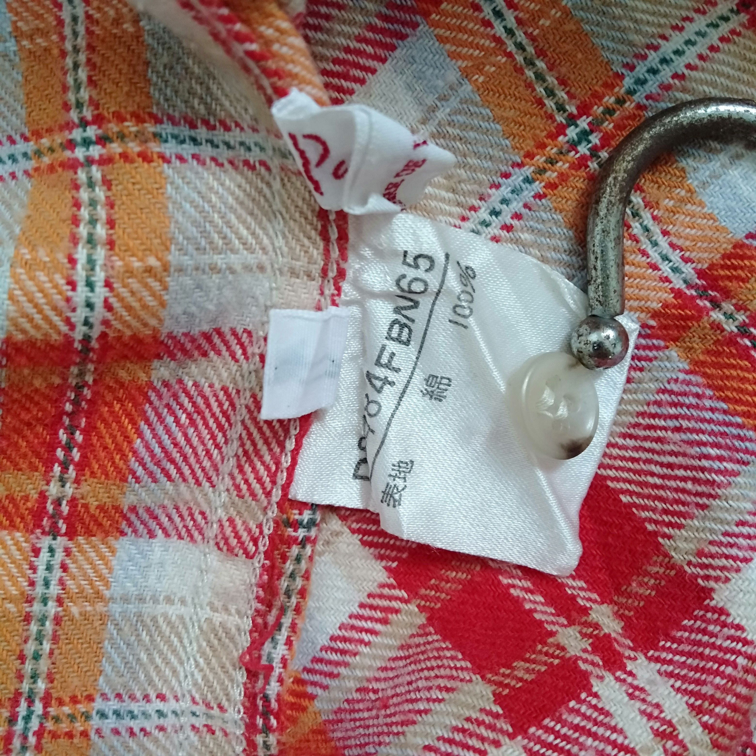 Designer × Flannel × Japanese Brand Papas Single Pocket Flannel Size US L / EU 52-54 / 3 - 4 Thumbnail