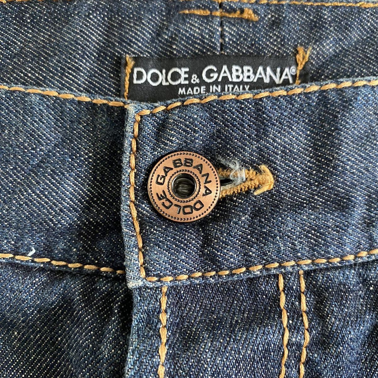 Dolce & Gabbana Dolce & Gabbana Spell Out Loose Denim Jeans Size US 32 / EU 48 - 7 Thumbnail
