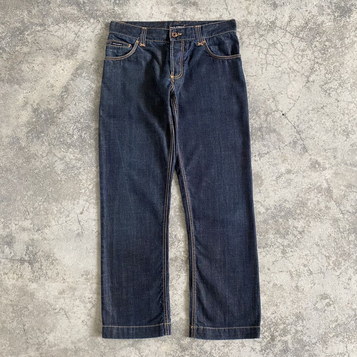 Dolce & Gabbana Dolce & Gabbana Spell Out Loose Denim Jeans Size US 32 / EU 48 - 1 Thumbnail