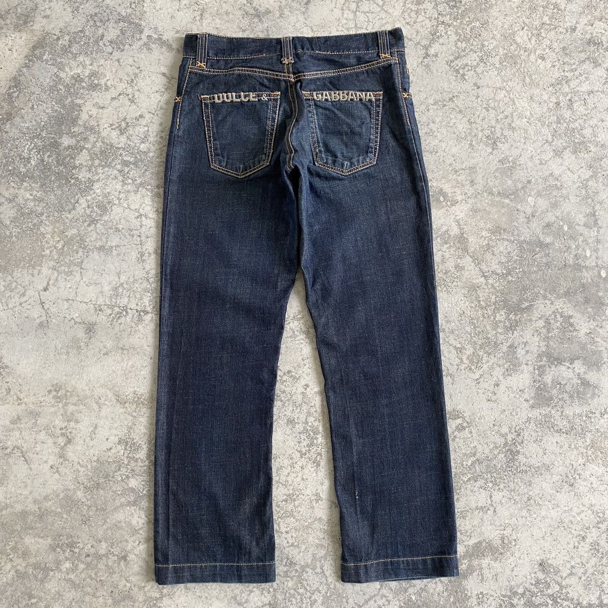 Dolce & Gabbana Dolce & Gabbana Spell Out Loose Denim Jeans Size US 32 / EU 48 - 2 Thumbnail