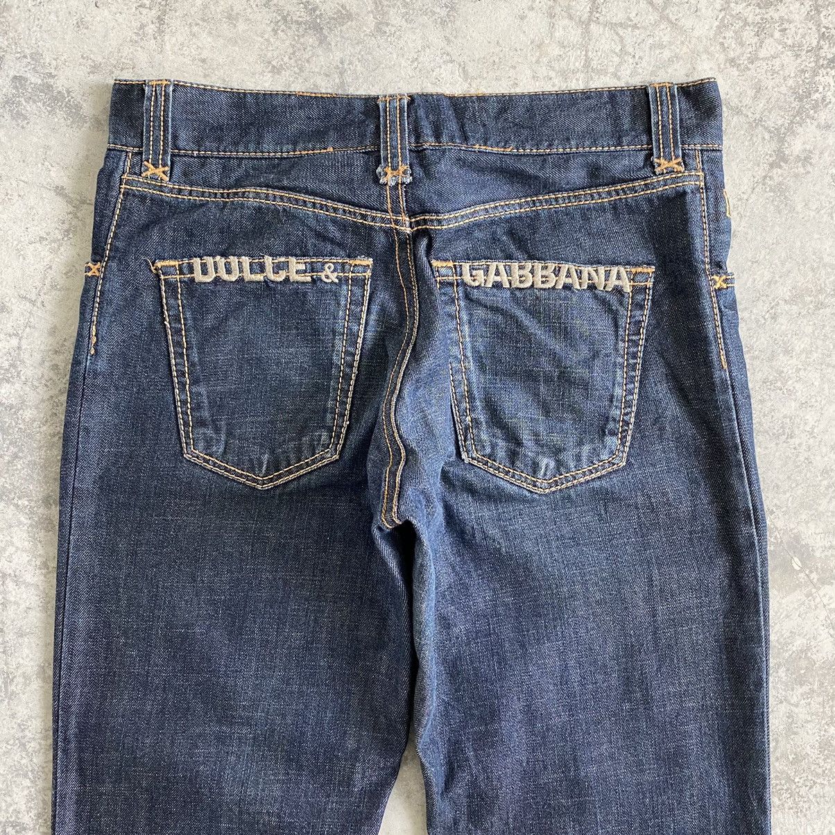 Dolce & Gabbana Dolce & Gabbana Spell Out Loose Denim Jeans Size US 32 / EU 48 - 3 Thumbnail