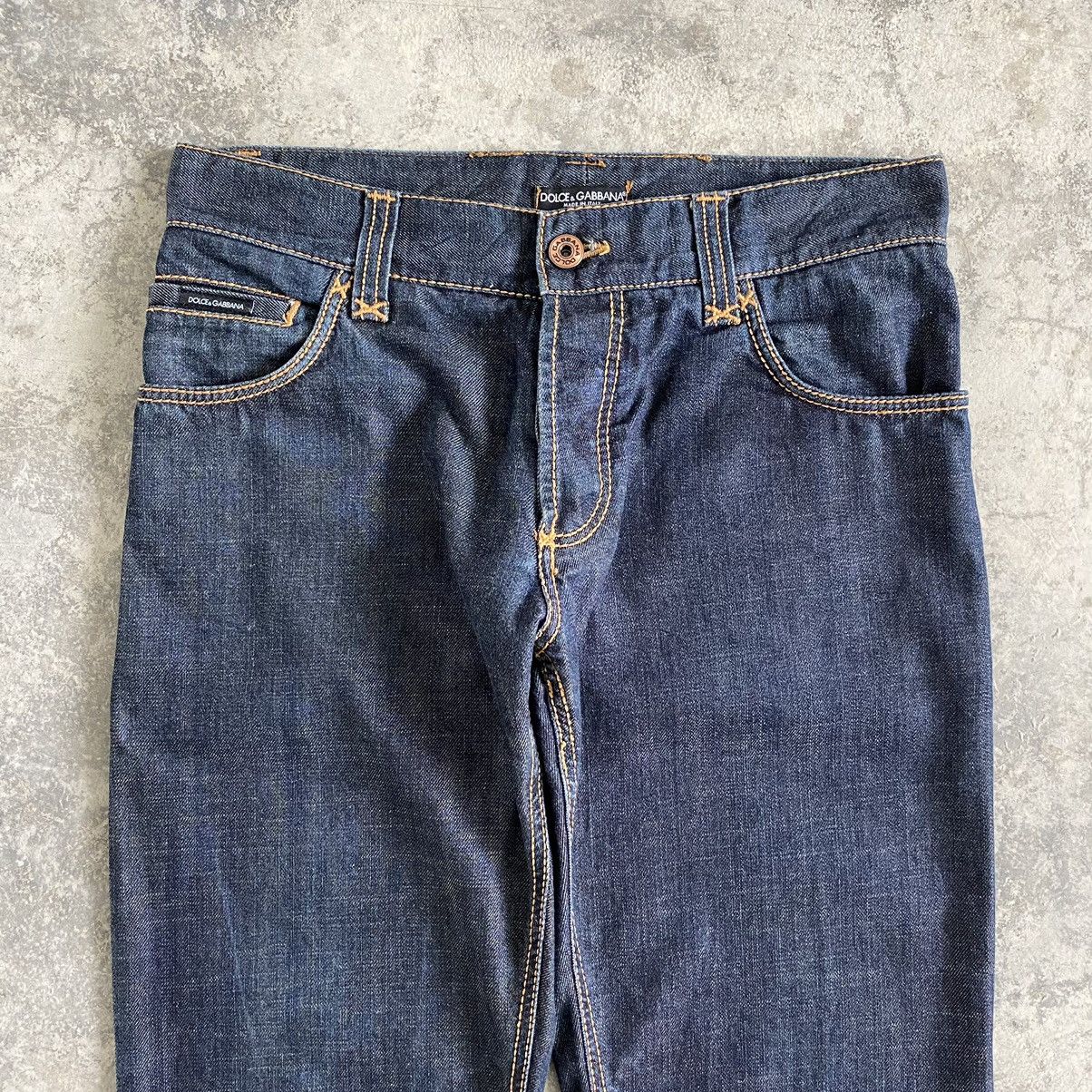 Dolce & Gabbana Dolce & Gabbana Spell Out Loose Denim Jeans Size US 32 / EU 48 - 5 Thumbnail