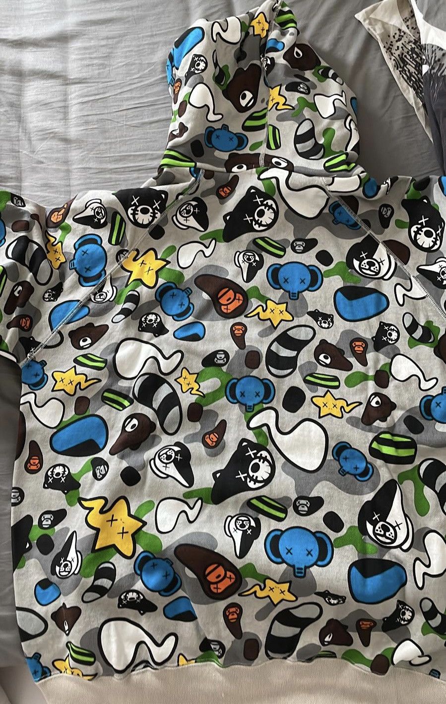 Bape × Kaws Bape x Kaws Baby Milo Animal Kingdom Full Zip Hoodie Size US L / EU 52-54 / 3 - 5 Thumbnail