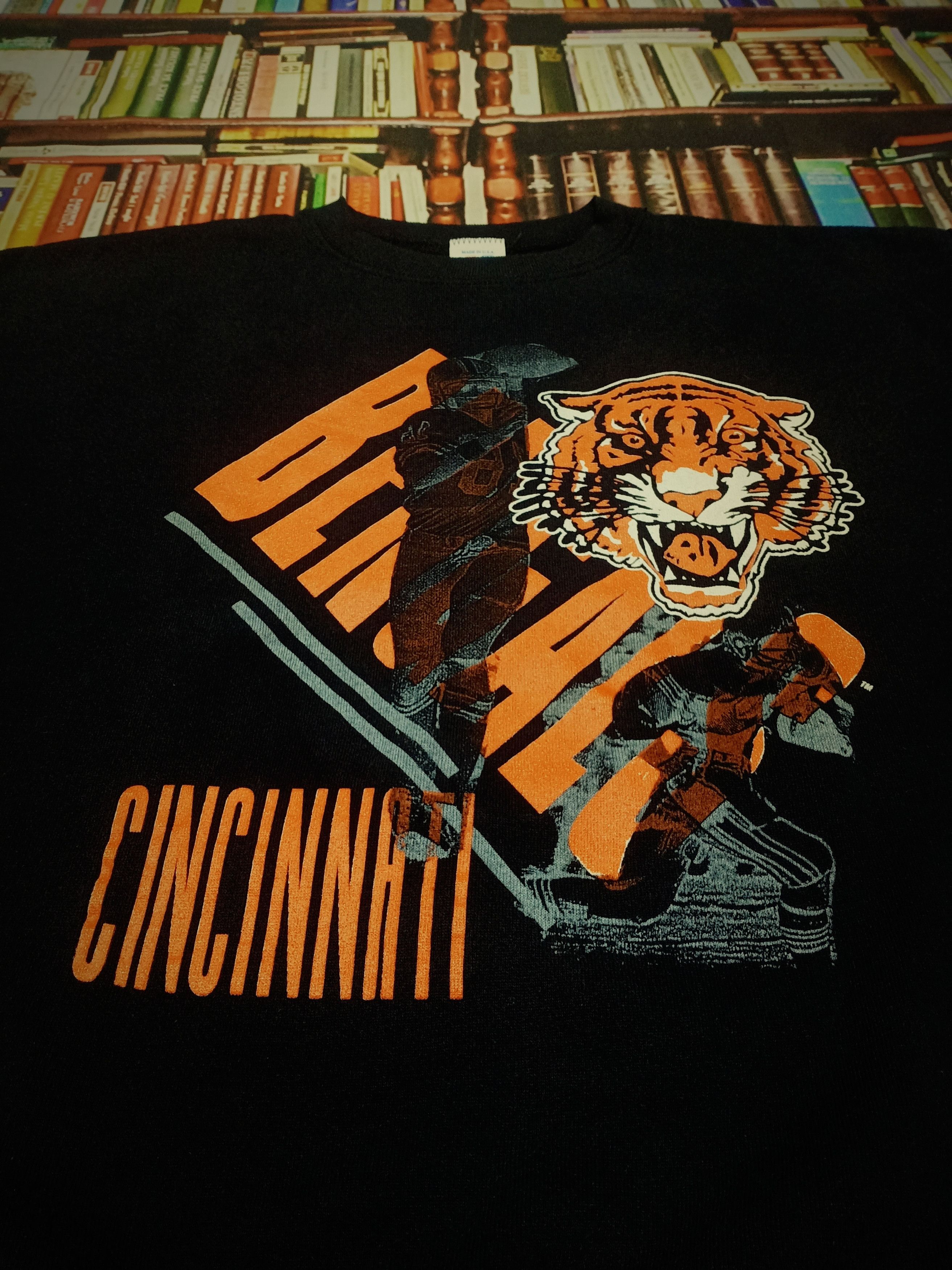 Vintage Vtg The Tiger Cincinnati Bengals Sweatshirt Graphic Tees Size US M / EU 48-50 / 2 - 5 Thumbnail
