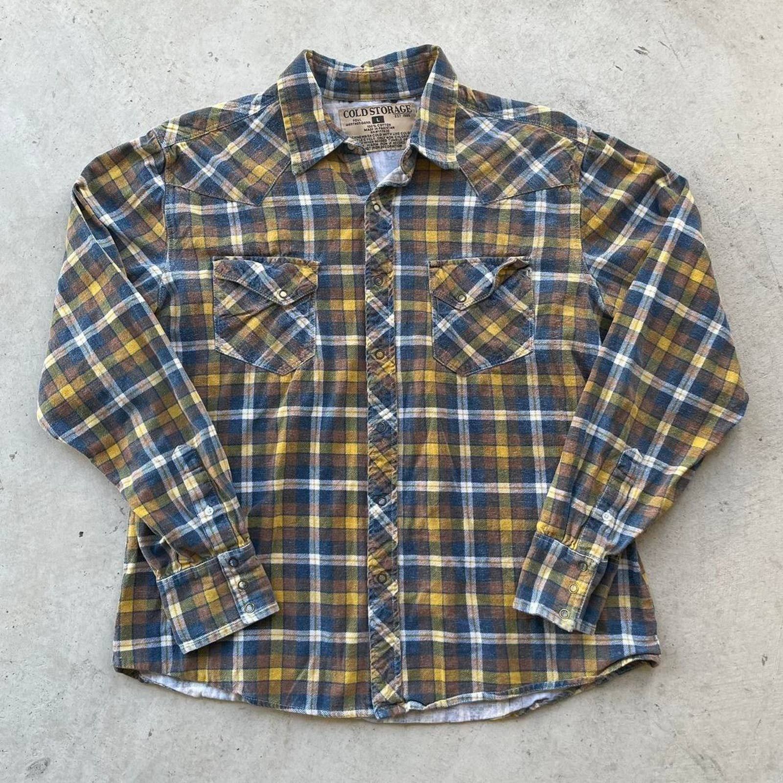 Vintage Vintage y2k plaid flannel shirt | Grailed