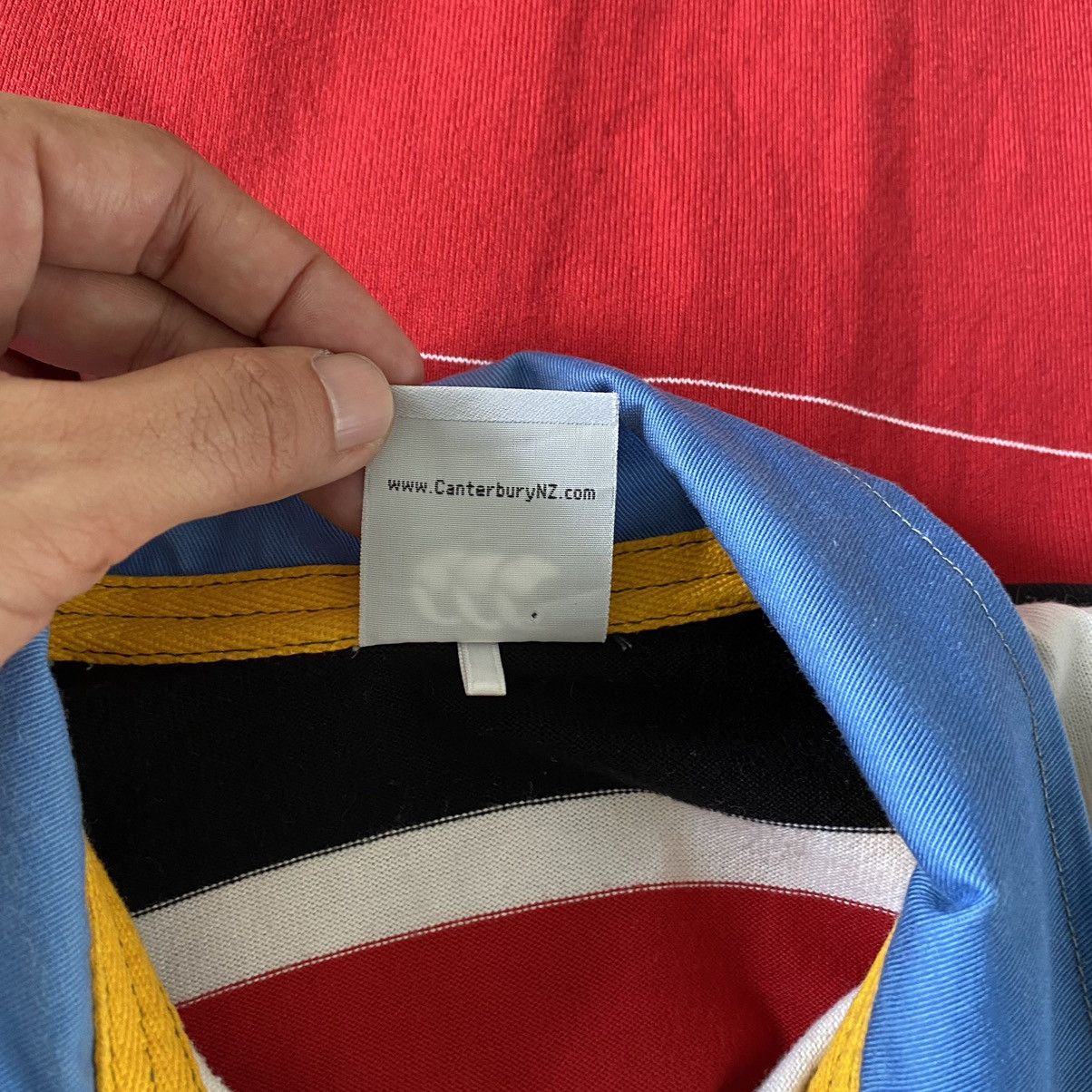 Canterbury of New Zealand Vintage Canterbury Ugly Striped Rugby Shirt Size US M / EU 48-50 / 2 - 10 Thumbnail