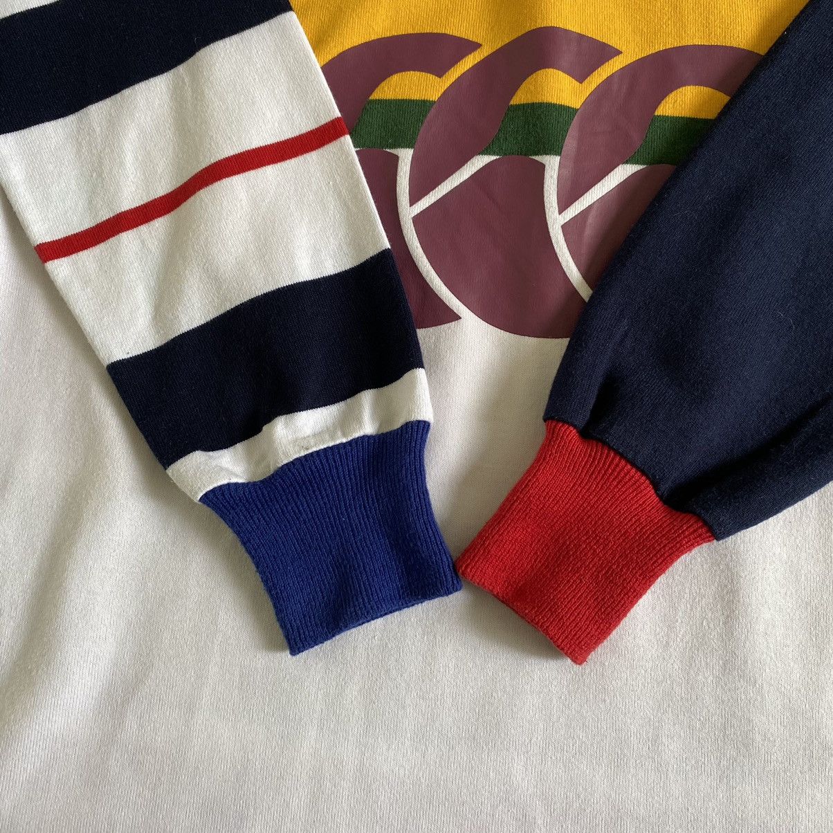 Canterbury of New Zealand Vintage Canterbury Ugly Striped Rugby Shirt Size US M / EU 48-50 / 2 - 6 Thumbnail