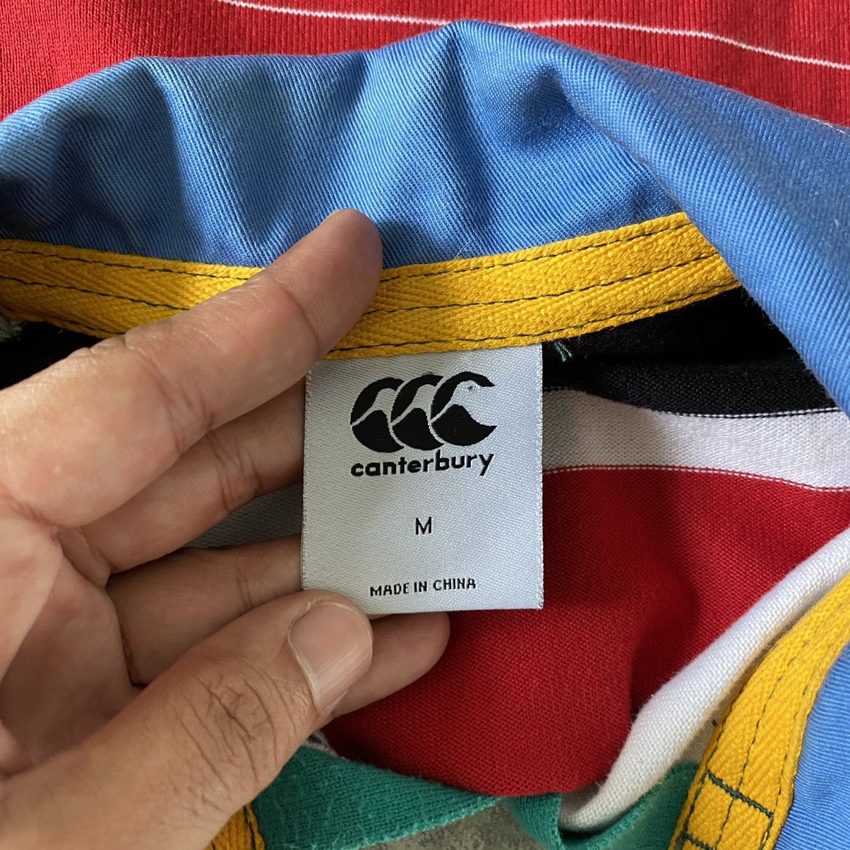 Canterbury of New Zealand Vintage Canterbury Ugly Striped Rugby Shirt Size US M / EU 48-50 / 2 - 9 Thumbnail