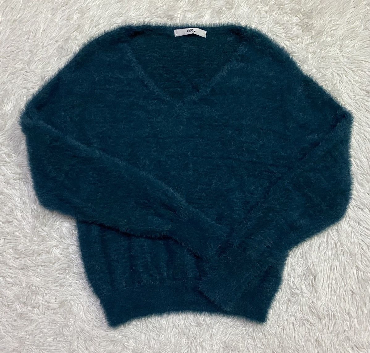 Japanese Brand GRL Luxury Cozy Fuzzy Like Mohair Sweater Pullover Size US S / EU 44-46 / 1 - 3 Thumbnail