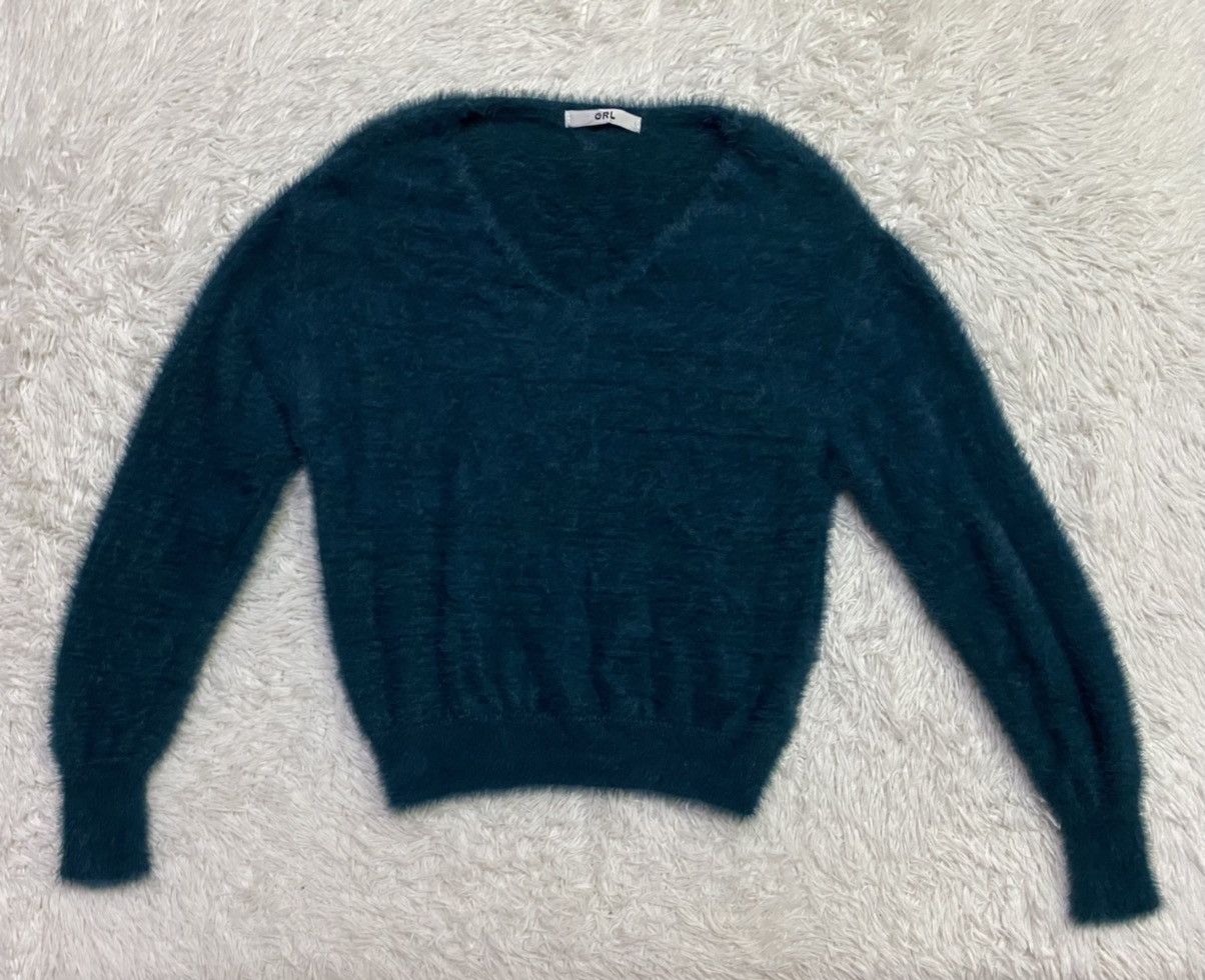 Japanese Brand GRL Luxury Cozy Fuzzy Like Mohair Sweater Pullover Size US S / EU 44-46 / 1 - 1 Thumbnail
