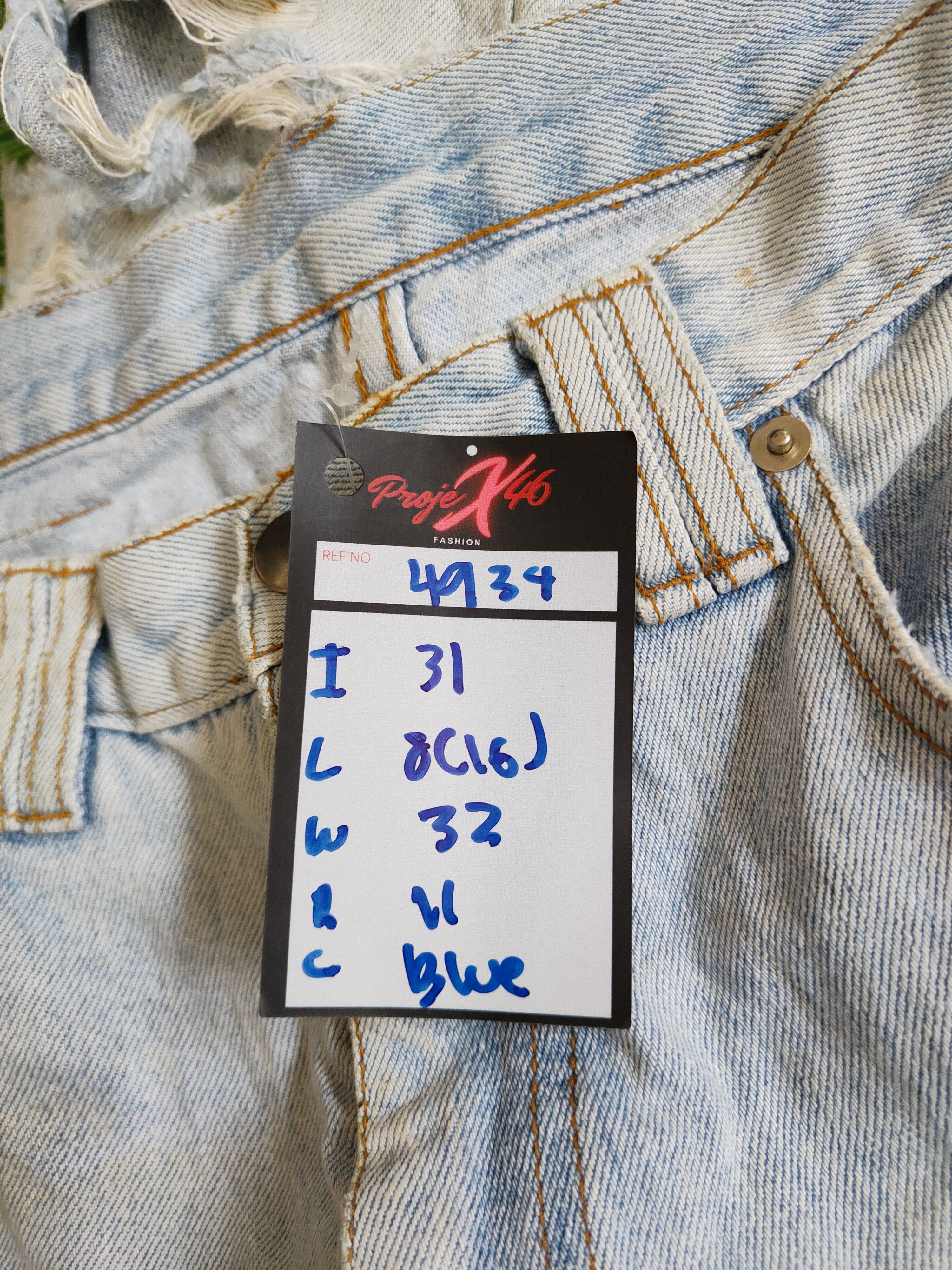 Japanese Brand Leyton House vintage distressed denim Jeans #4934 Size US 32 / EU 48 - 15 Thumbnail