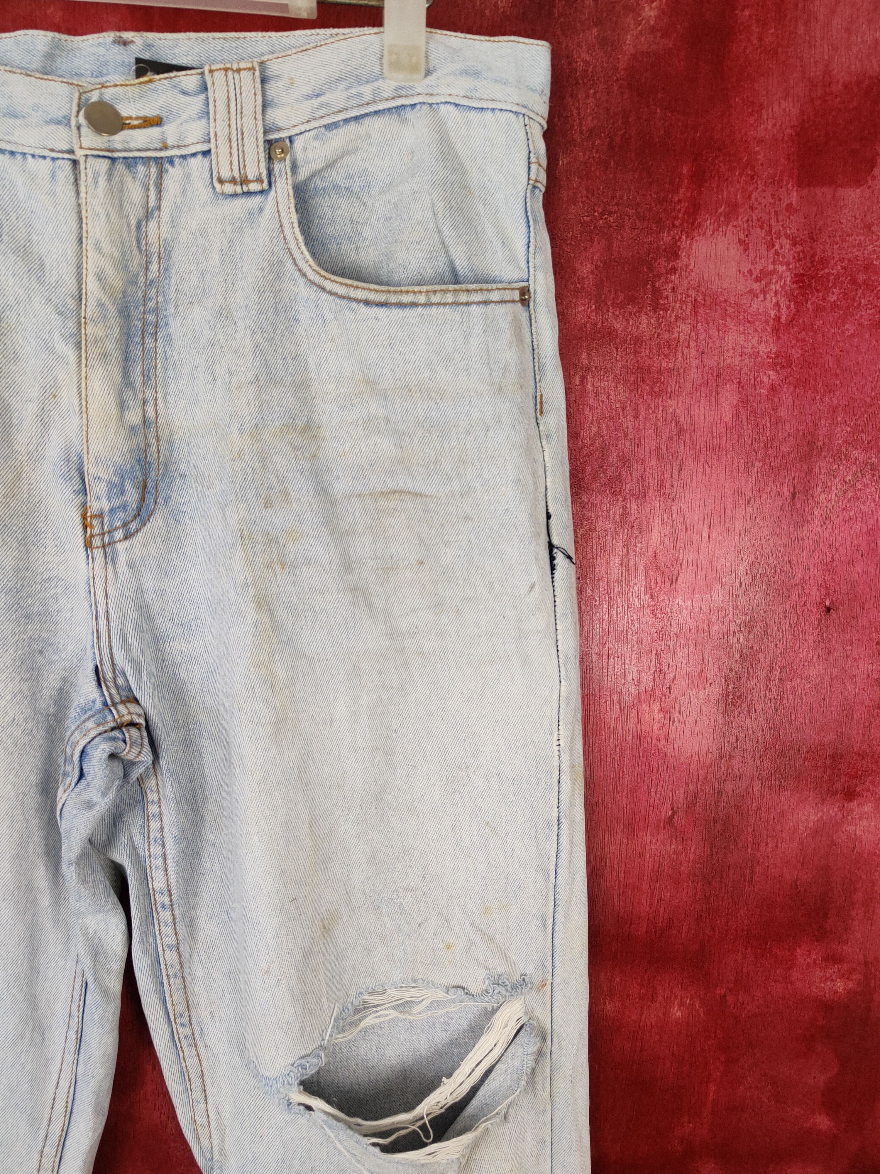 Japanese Brand Leyton House vintage distressed denim Jeans #4934 Size US 32 / EU 48 - 5 Thumbnail