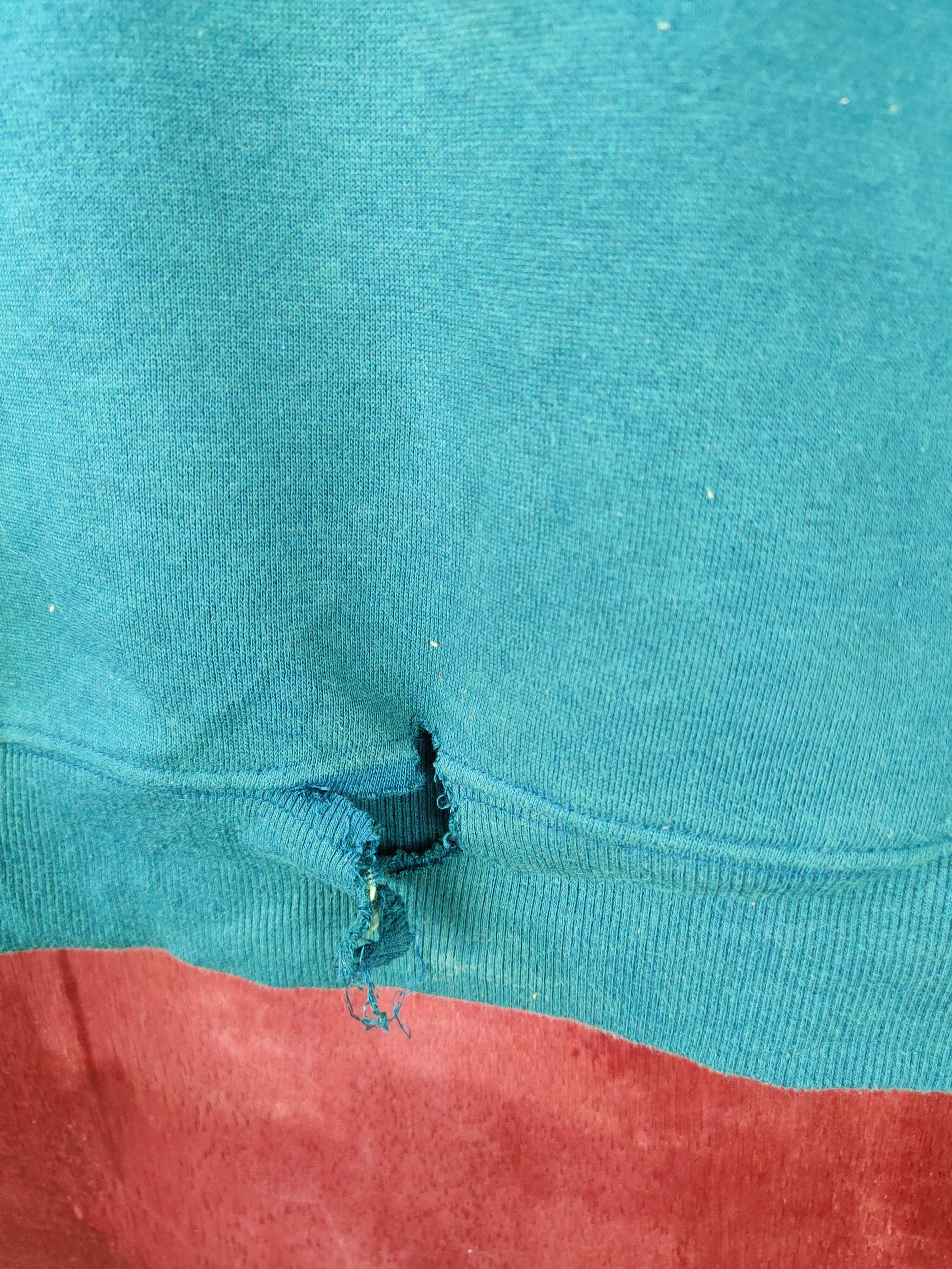 Japanese Brand NEV Surfboards Green distressed Sweatshirt #4807 Size US L / EU 52-54 / 3 - 11 Thumbnail