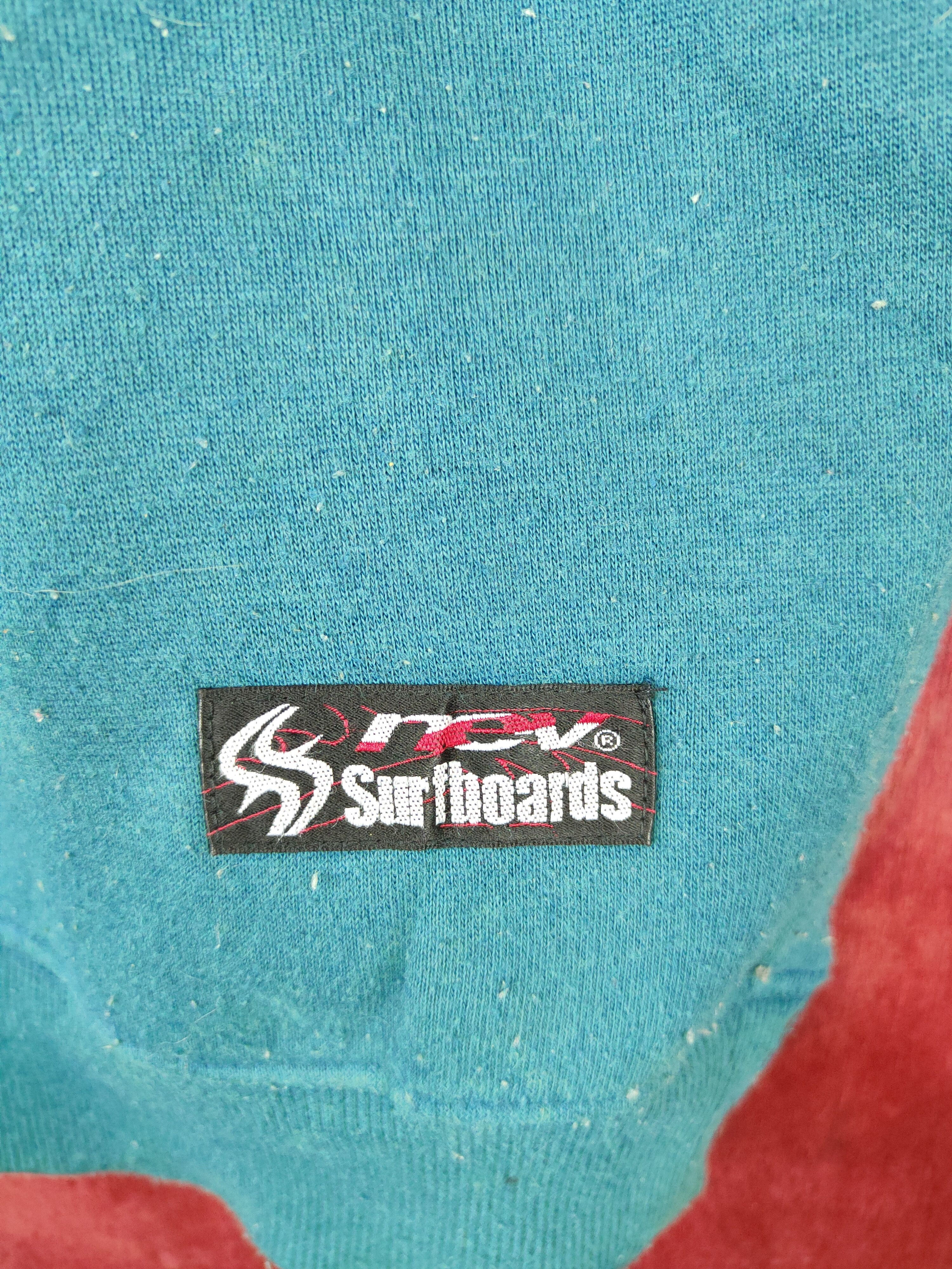 Japanese Brand NEV Surfboards Green distressed Sweatshirt #4807 Size US L / EU 52-54 / 3 - 5 Thumbnail