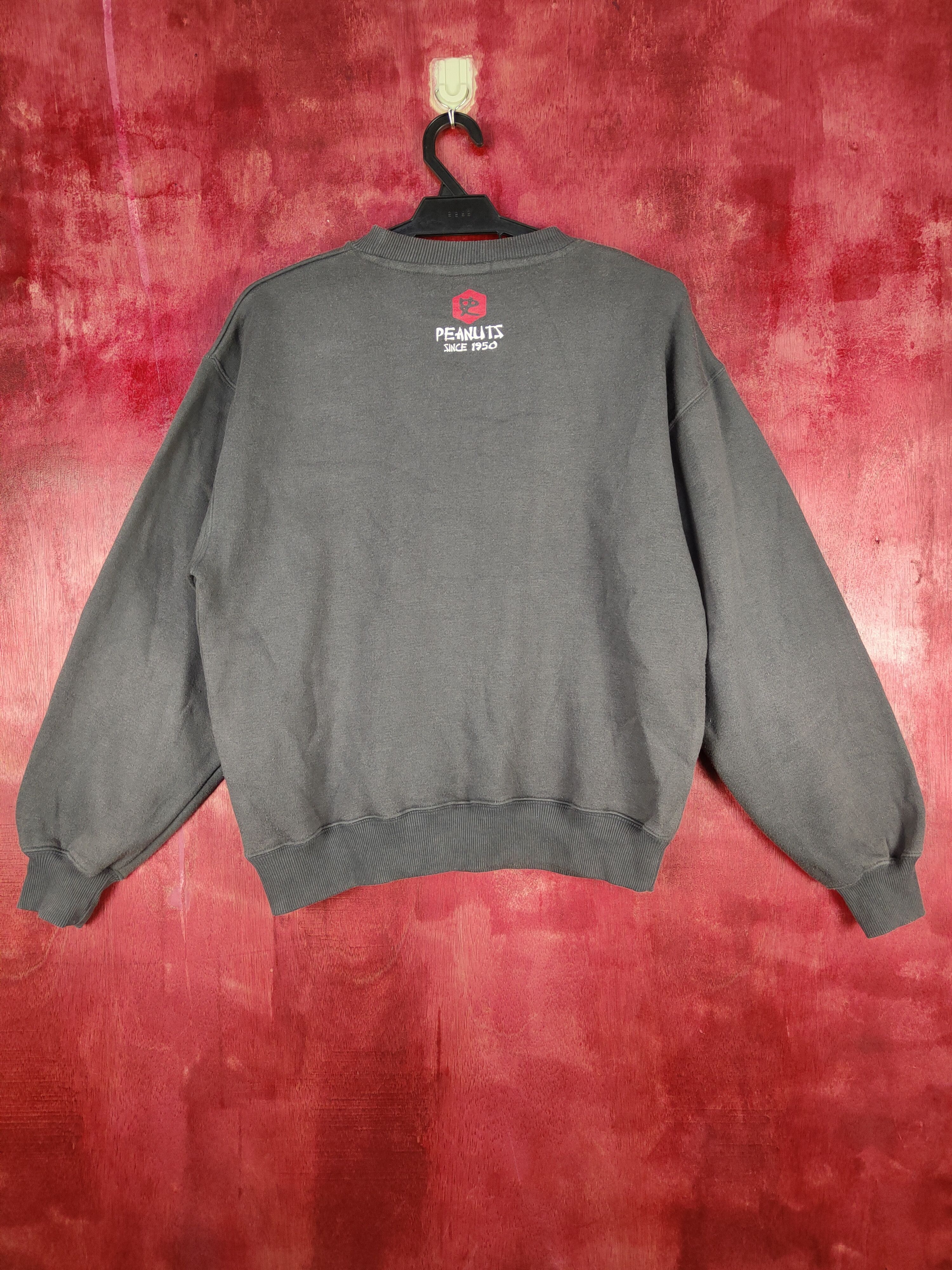 Japanese Brand × Peanuts Peanuts (Snoopy) Gray faded japan sweatshirt Sweater #4706 Size US S / EU 44-46 / 1 - 6 Thumbnail