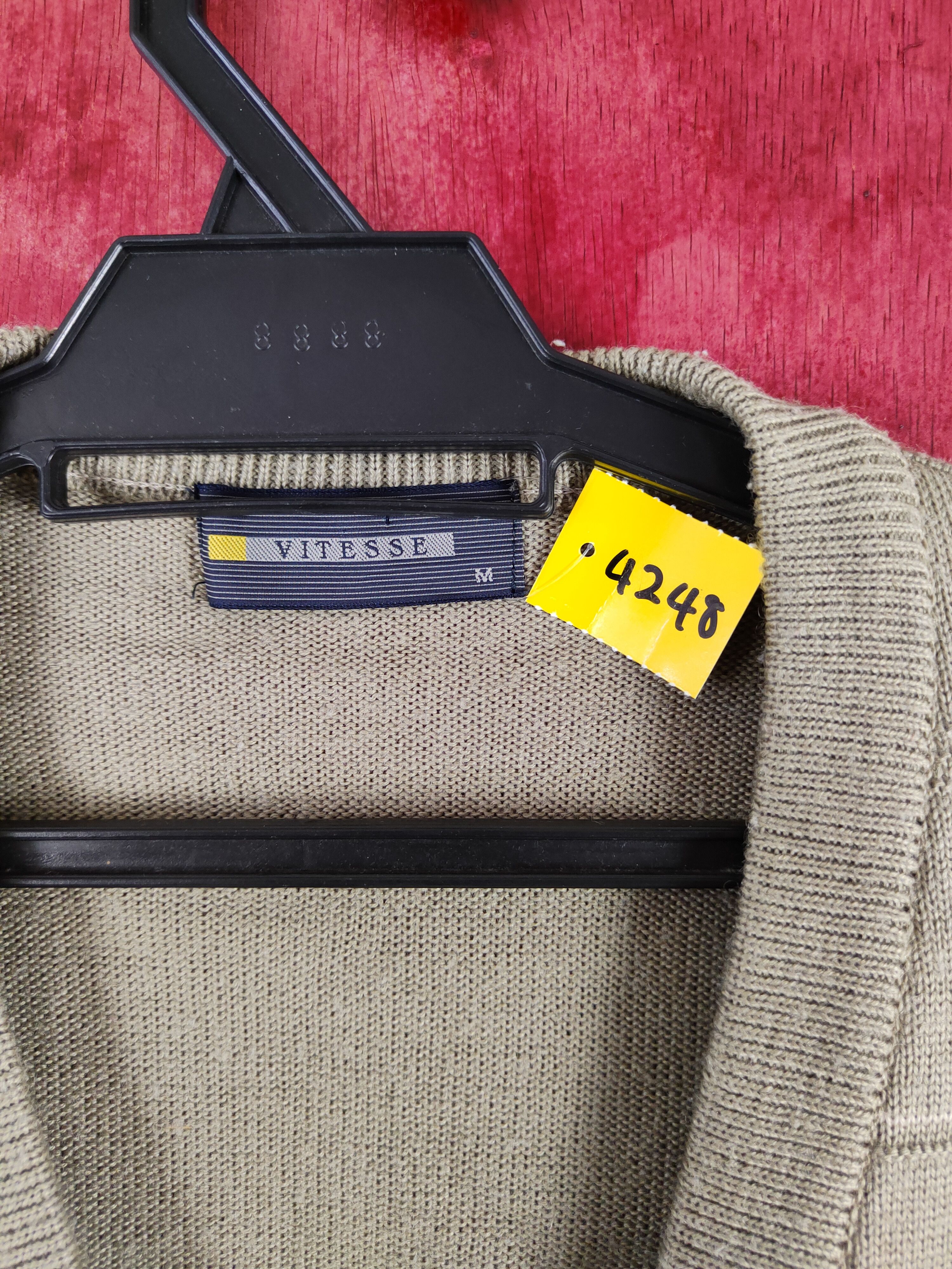 Japanese Brand Vitesse Gray Knitwear cardigan vintage japan #S327 Size US M / EU 48-50 / 2 - 8 Thumbnail