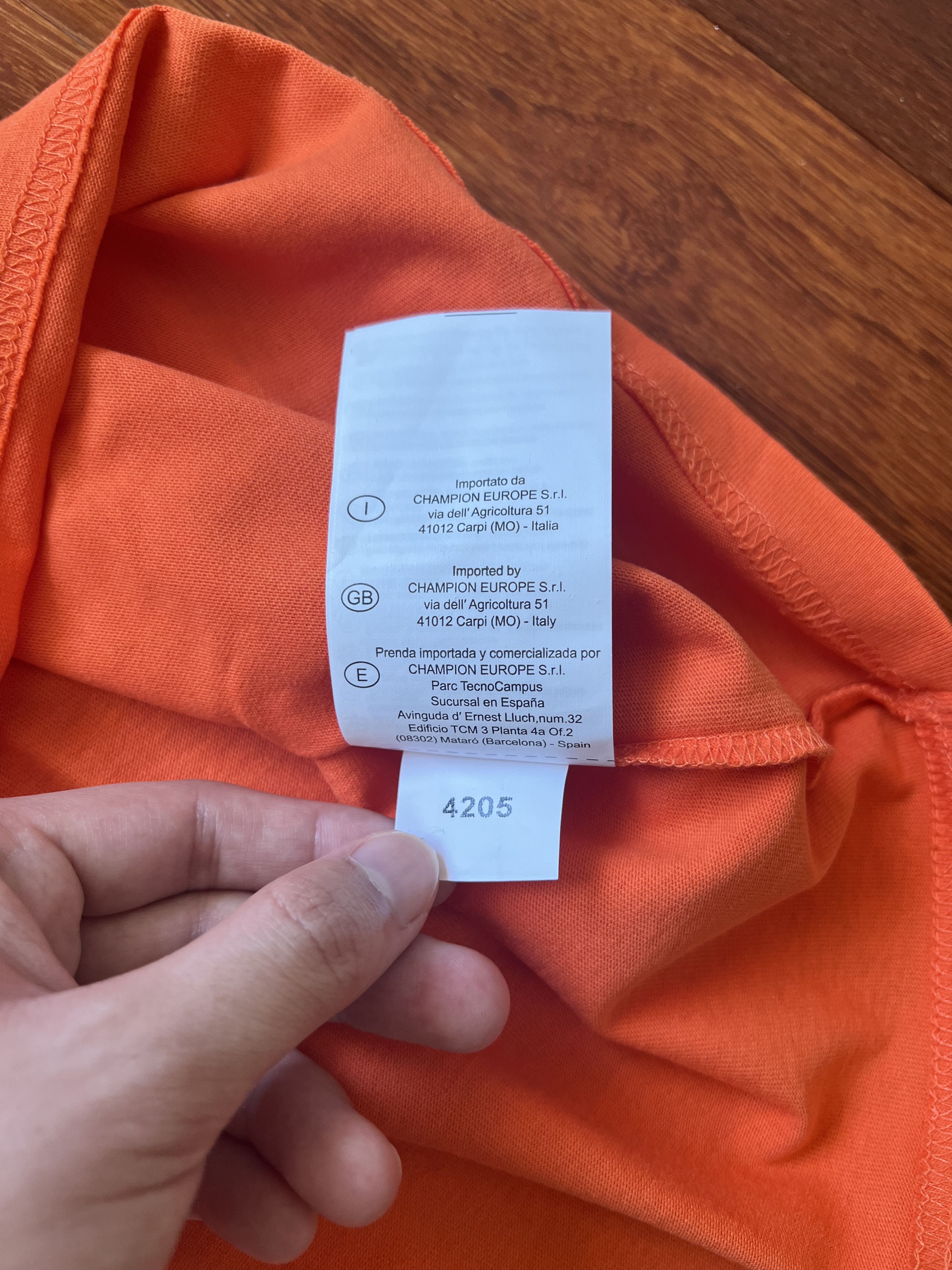Beams Plus × Champion 💚 SS19 Beams x Champion Tokyo Logo Tee Orange Medium NEW Size US M / EU 48-50 / 2 - 11 Thumbnail