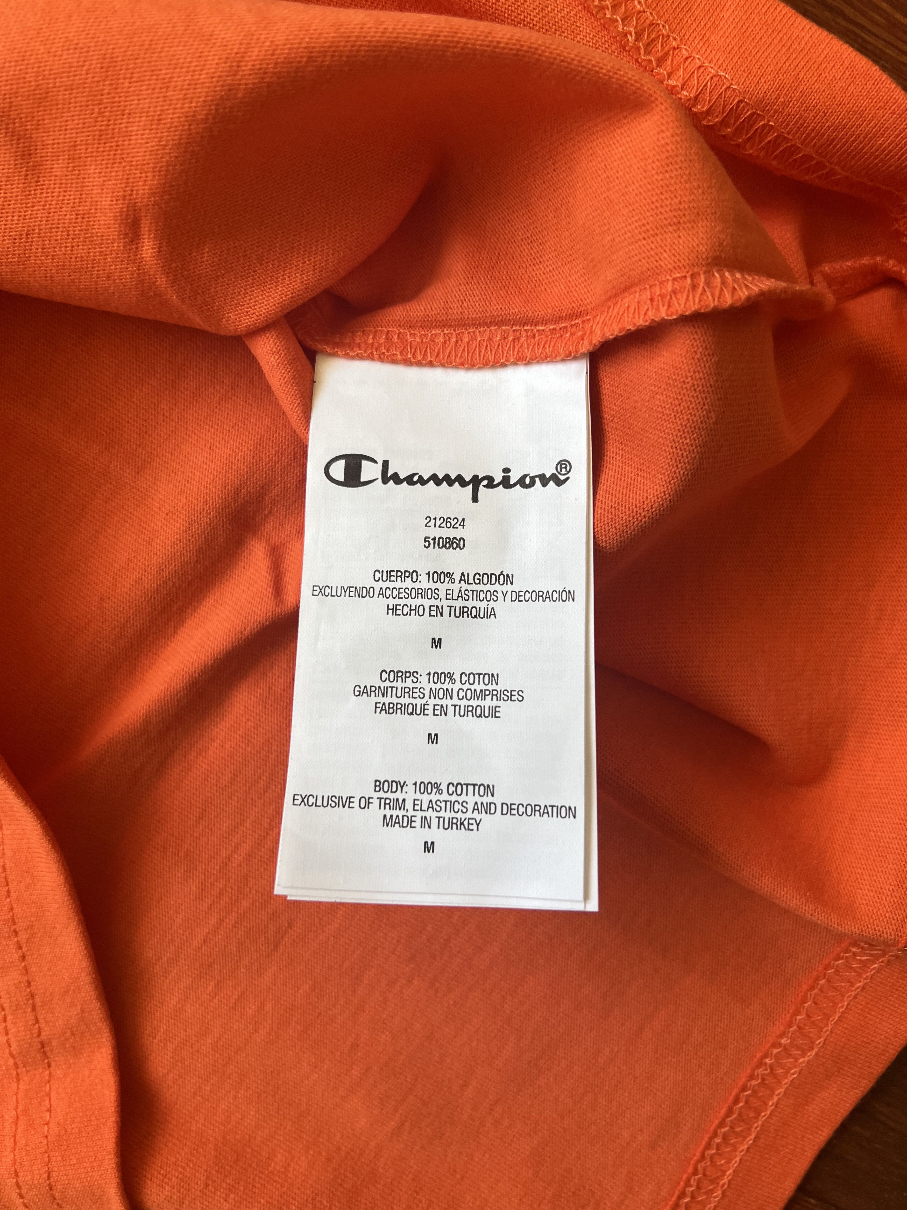 Beams Plus × Champion 💚 SS19 Beams x Champion Tokyo Logo Tee Orange Medium NEW Size US M / EU 48-50 / 2 - 8 Thumbnail