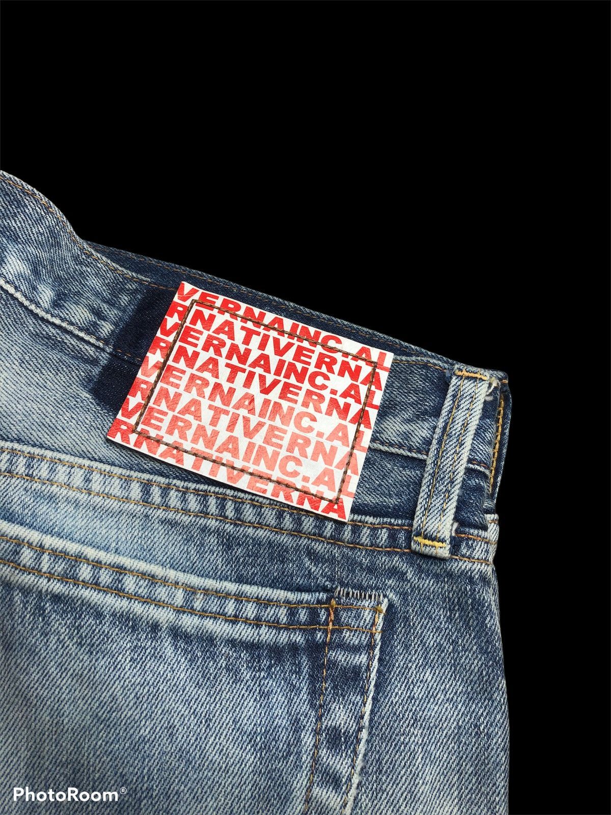 Other DAMAGED⚡️⚡️RNA INC DISTRESSED WASHED BLUE DENIM Size US 32 / EU 48 - 6 Thumbnail