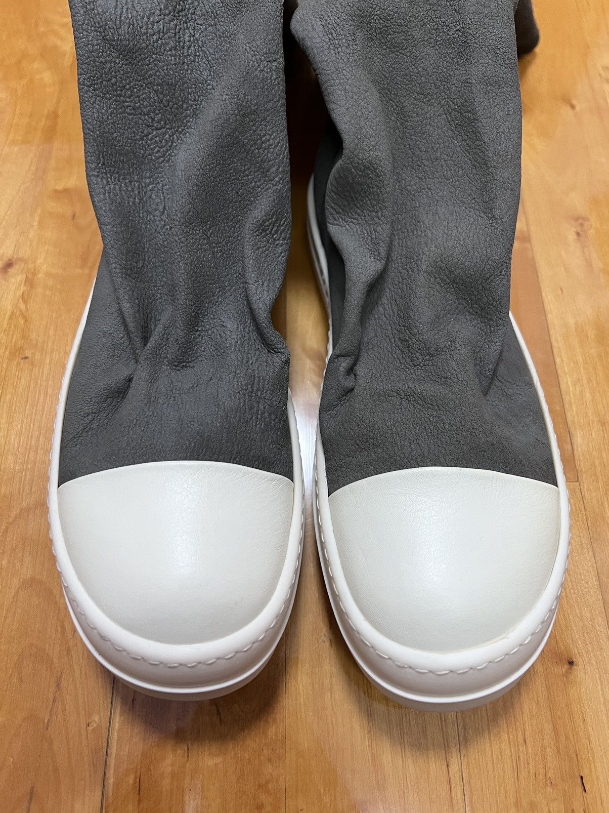 Rick Owens Rick owens mainline leather mid sock boots sz37 Size US 7 / IT 37 - 2 Thumbnail