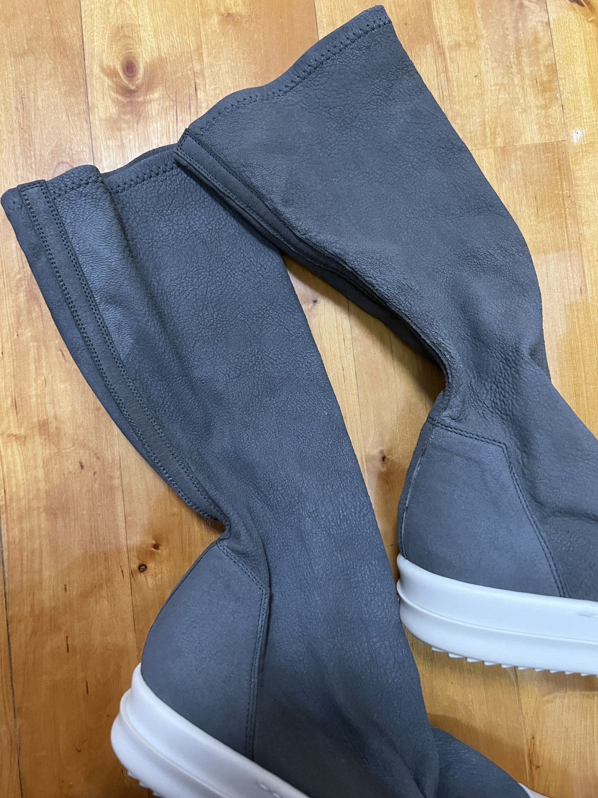 Rick Owens Rick owens mainline leather mid sock boots sz37 Size US 7 / IT 37 - 6 Thumbnail