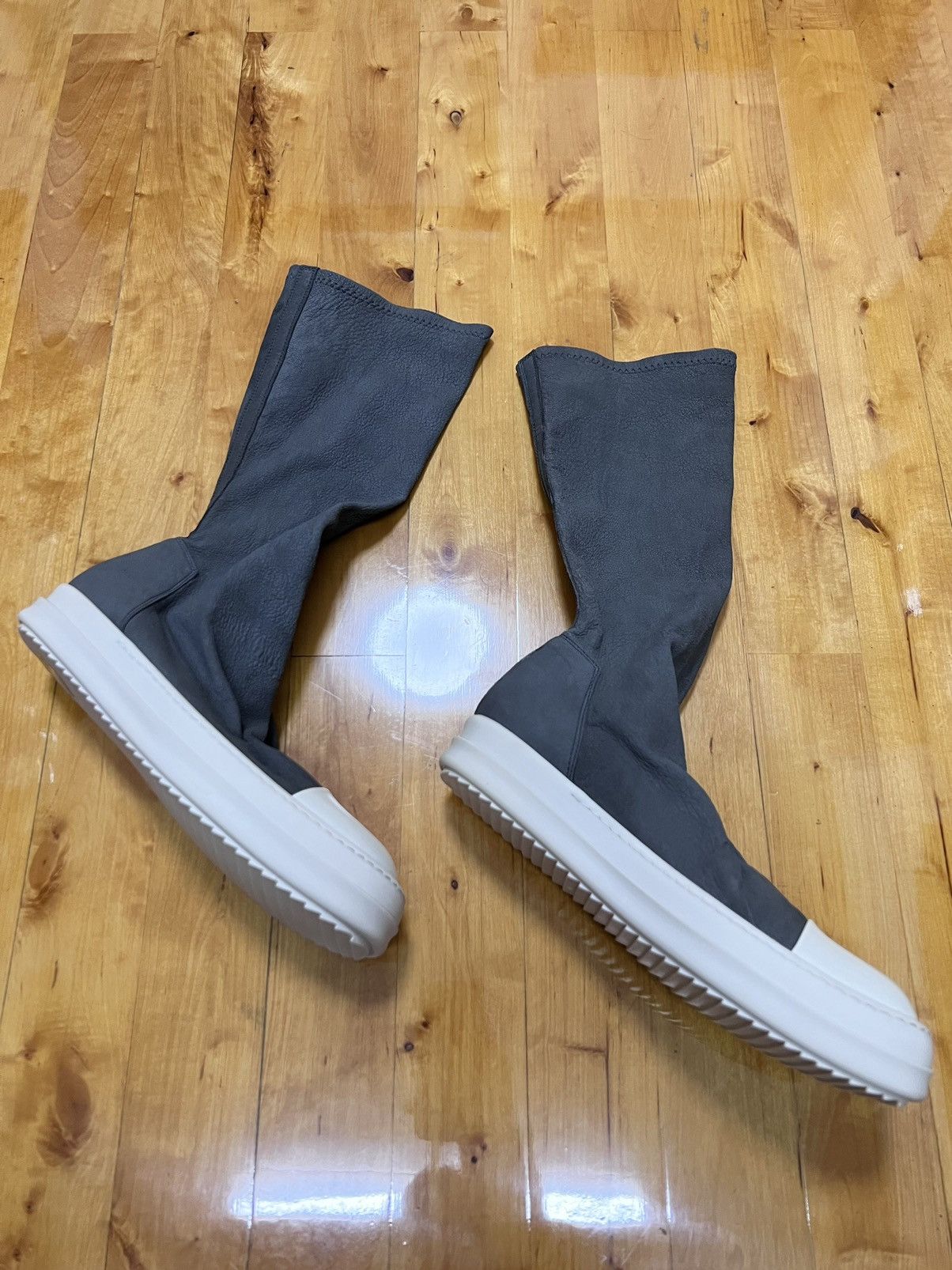 Rick Owens Rick owens mainline leather mid sock boots sz37 Size US 7 / IT 37 - 4 Thumbnail