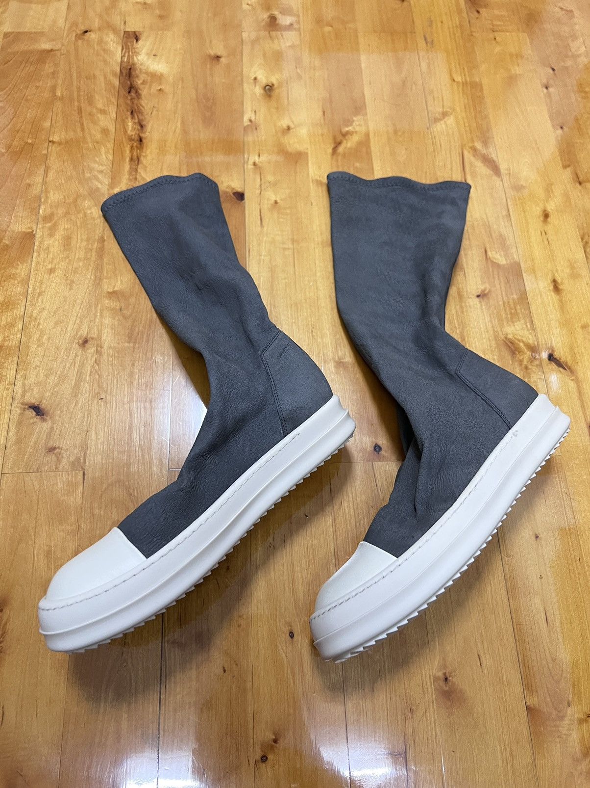 Rick Owens Rick owens mainline leather mid sock boots sz37 Size US 7 / IT 37 - 3 Thumbnail