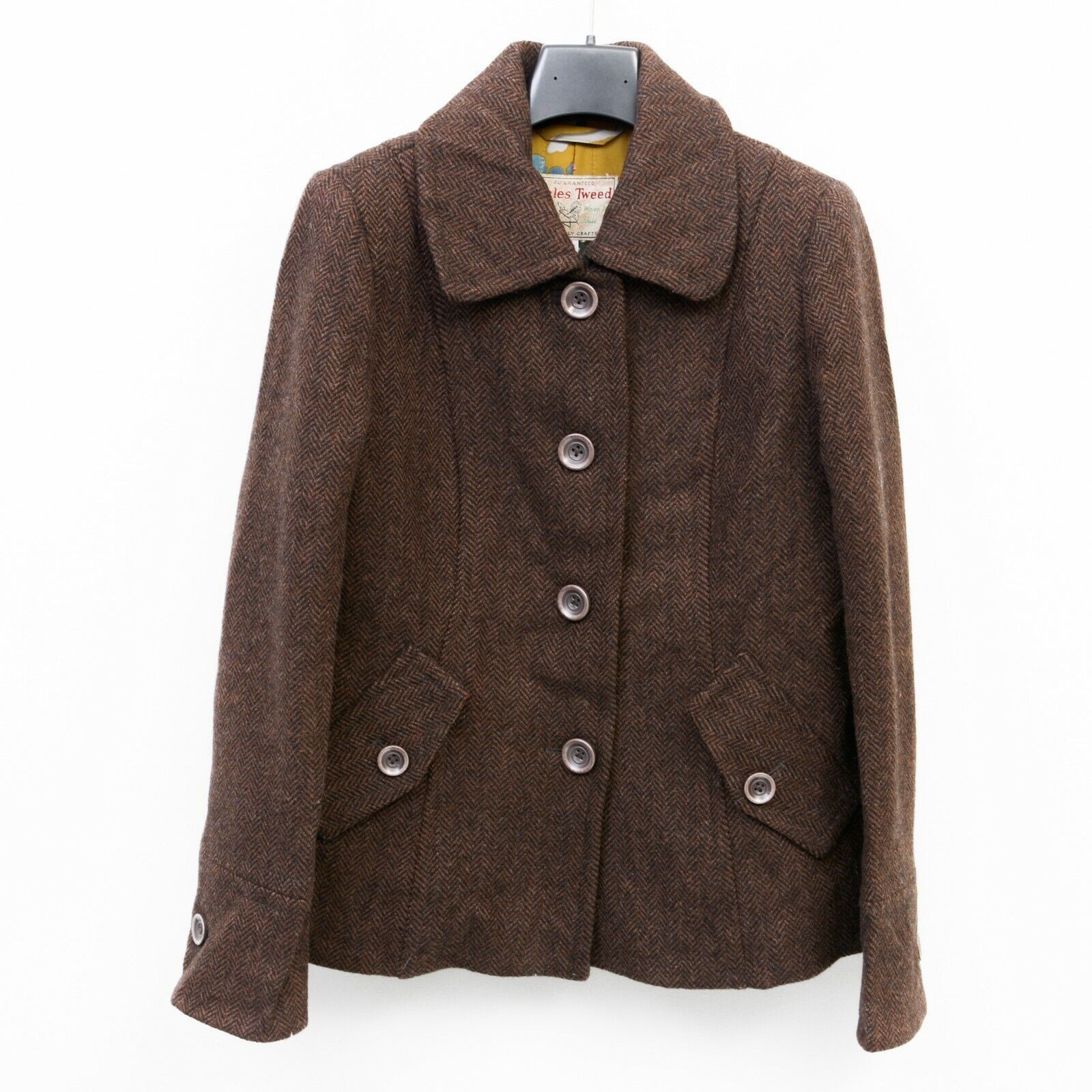 Other x JOULES TWEED Blazer Jacket Coat Casual Herringbone Formal Size S / US 4 / IT 40 - 1 Thumbnail