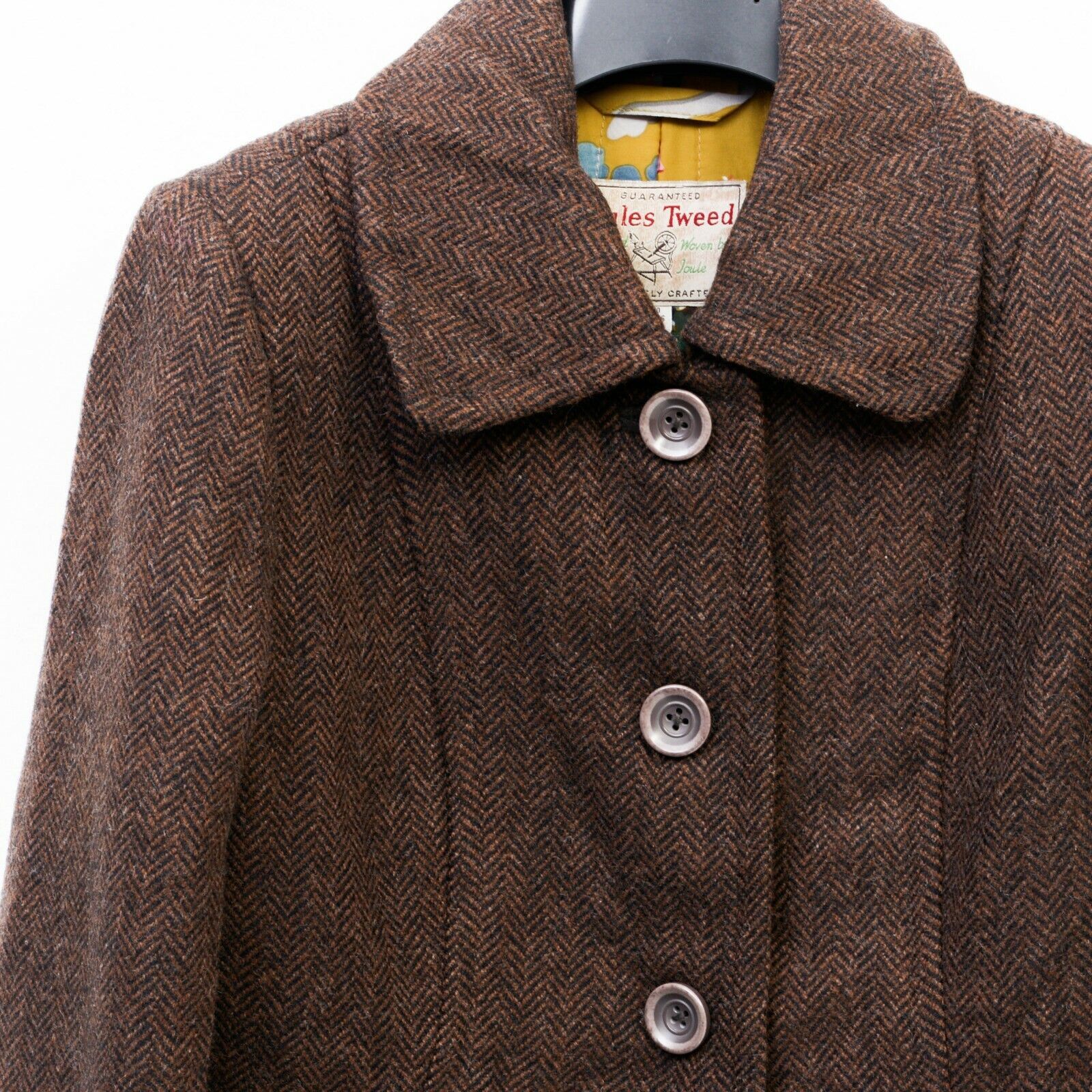 Other x JOULES TWEED Blazer Jacket Coat Casual Herringbone Formal Size S / US 4 / IT 40 - 2 Thumbnail