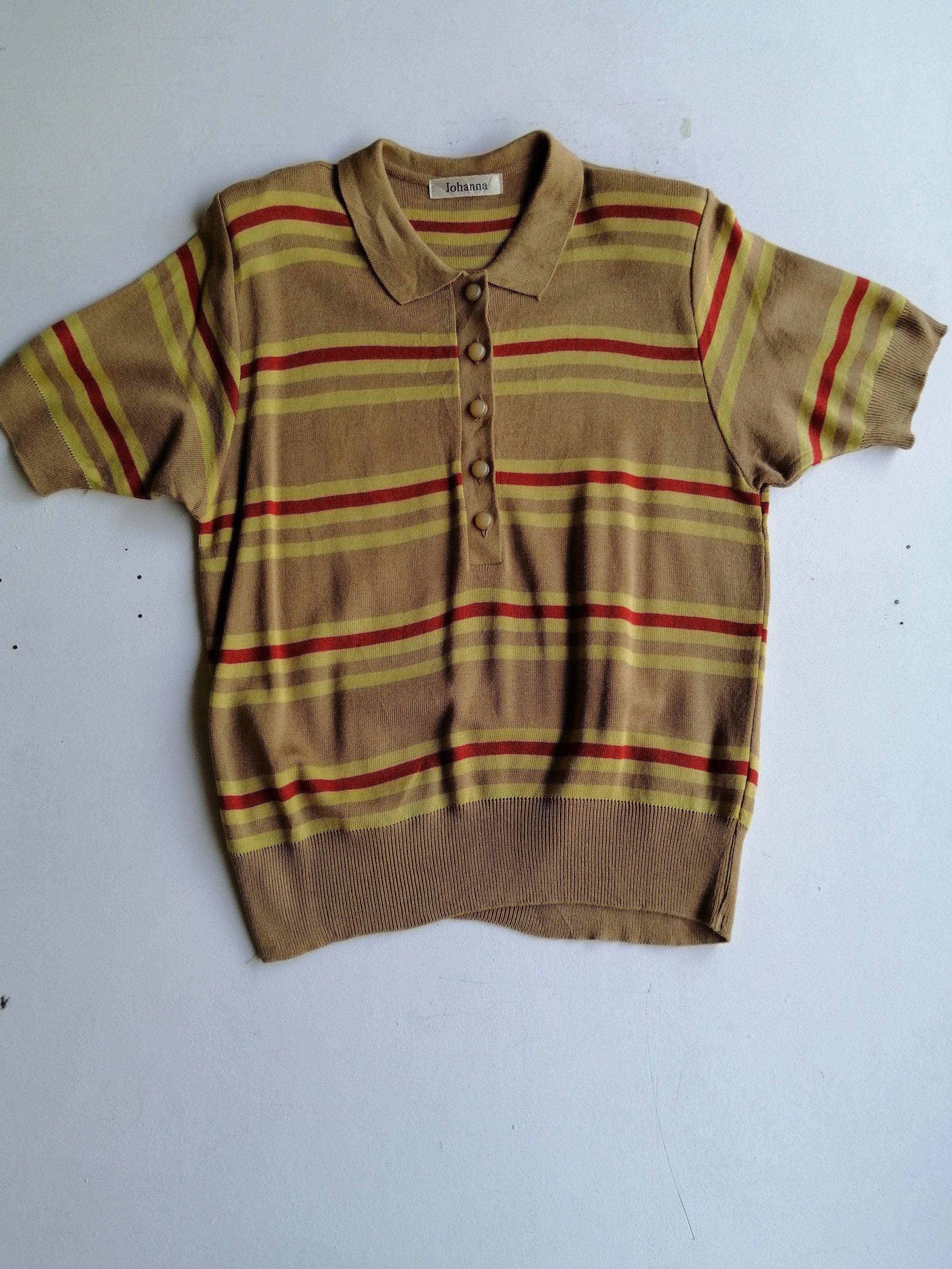 Designer × Vintage Vintage Johanna Striped Knitwear Size US S / EU 44-46 / 1 - 3 Thumbnail
