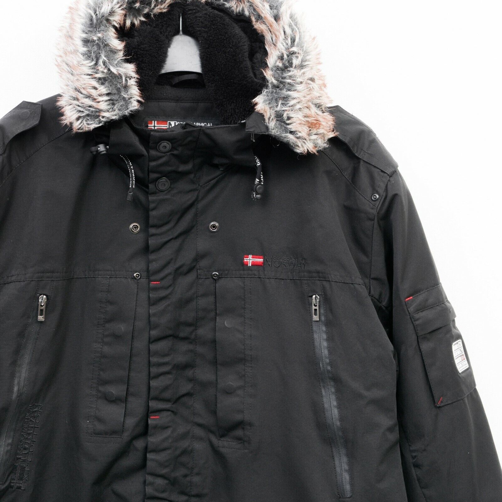 Bergans of Norway GEOGRAPHICAL NORWAY Parka Jacket Hooded Warming Comfortable Size 3XL / US 20-22 - 2 Thumbnail