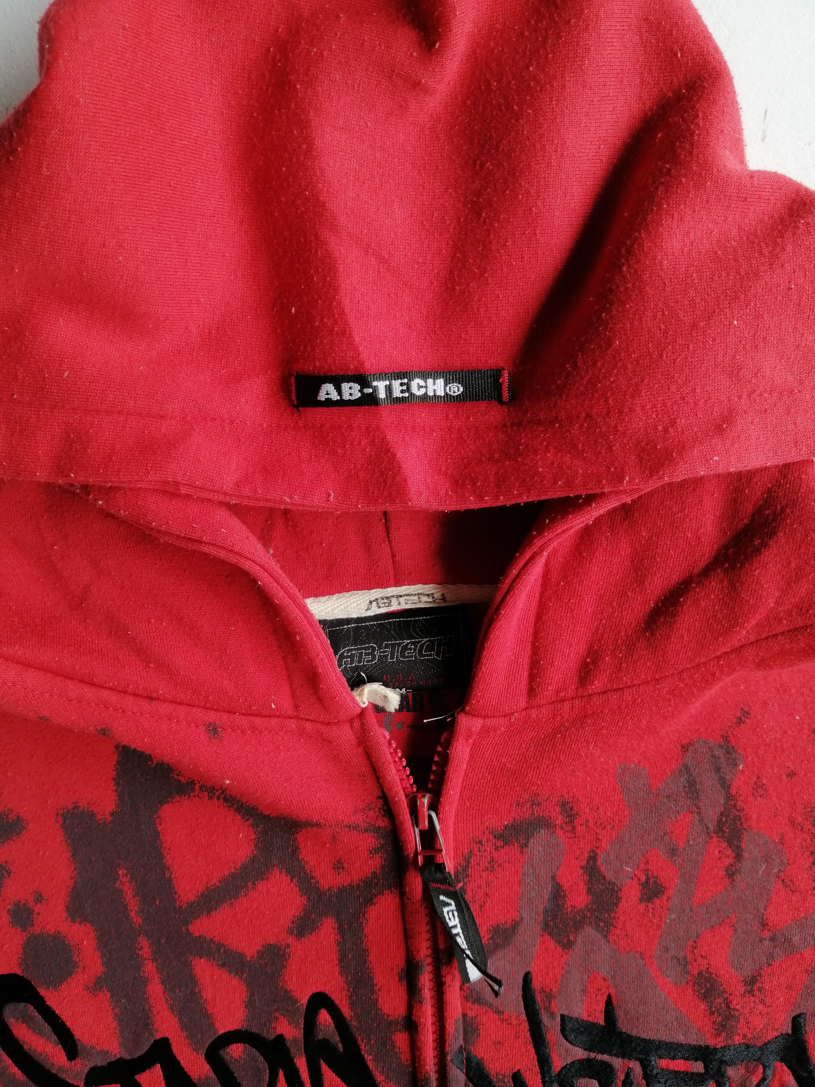 Designer Vintage Ab-Tech USA Hoodie Zipper Sweater Size US M / EU 48-50 / 2 - 5 Thumbnail