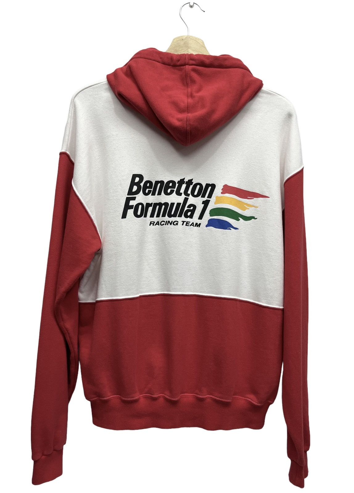 🏁Vintage 90’s BENETTON FORMULA 1 RACING TEAM Cotton Hoodie