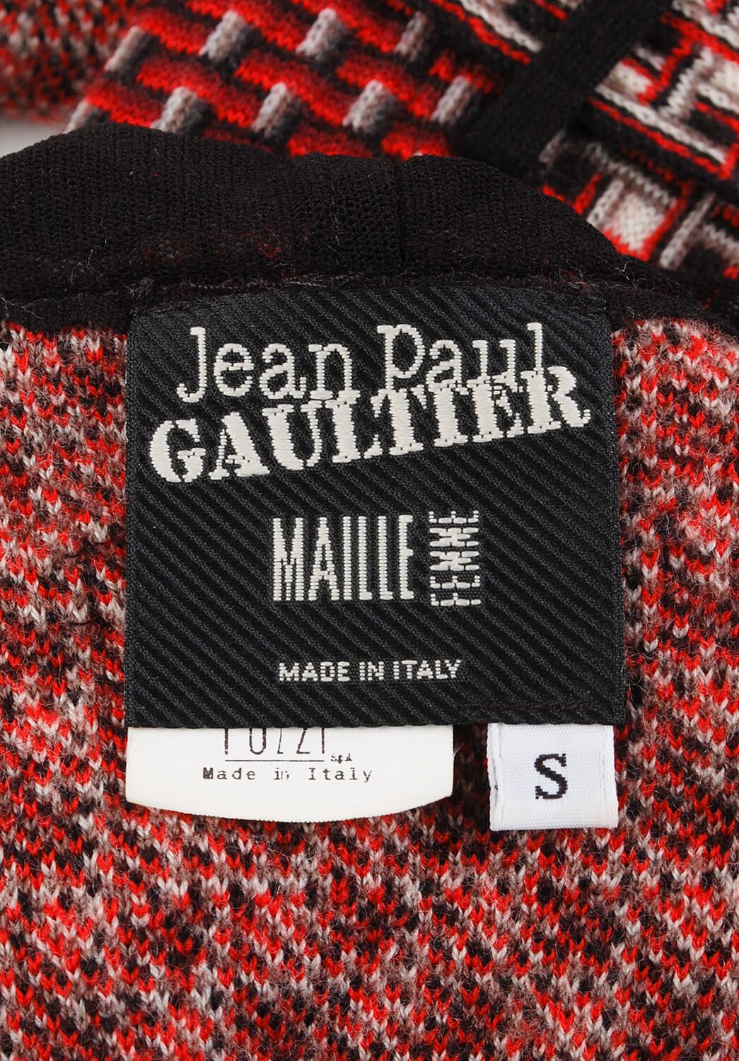 Jean Paul Gaultier Jean Paul Gaultier Maille Stretch Wool Dress Mesh Collar S Size S / US 4 / IT 40 - 5 Thumbnail