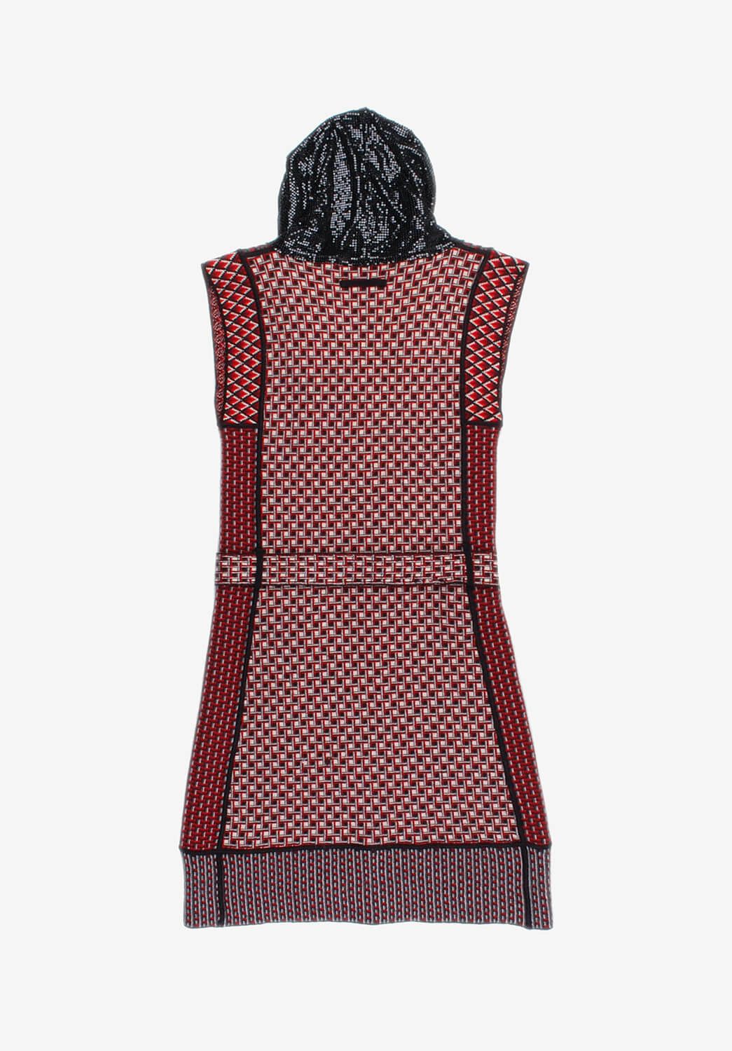 Jean Paul Gaultier Jean Paul Gaultier Maille Stretch Wool Dress Mesh Collar S Size S / US 4 / IT 40 - 4 Thumbnail
