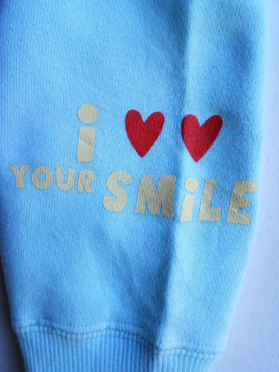 Designer Vintage Angel Blue Zipper Sweatshirt Size US L / EU 52-54 / 3 - 7 Thumbnail