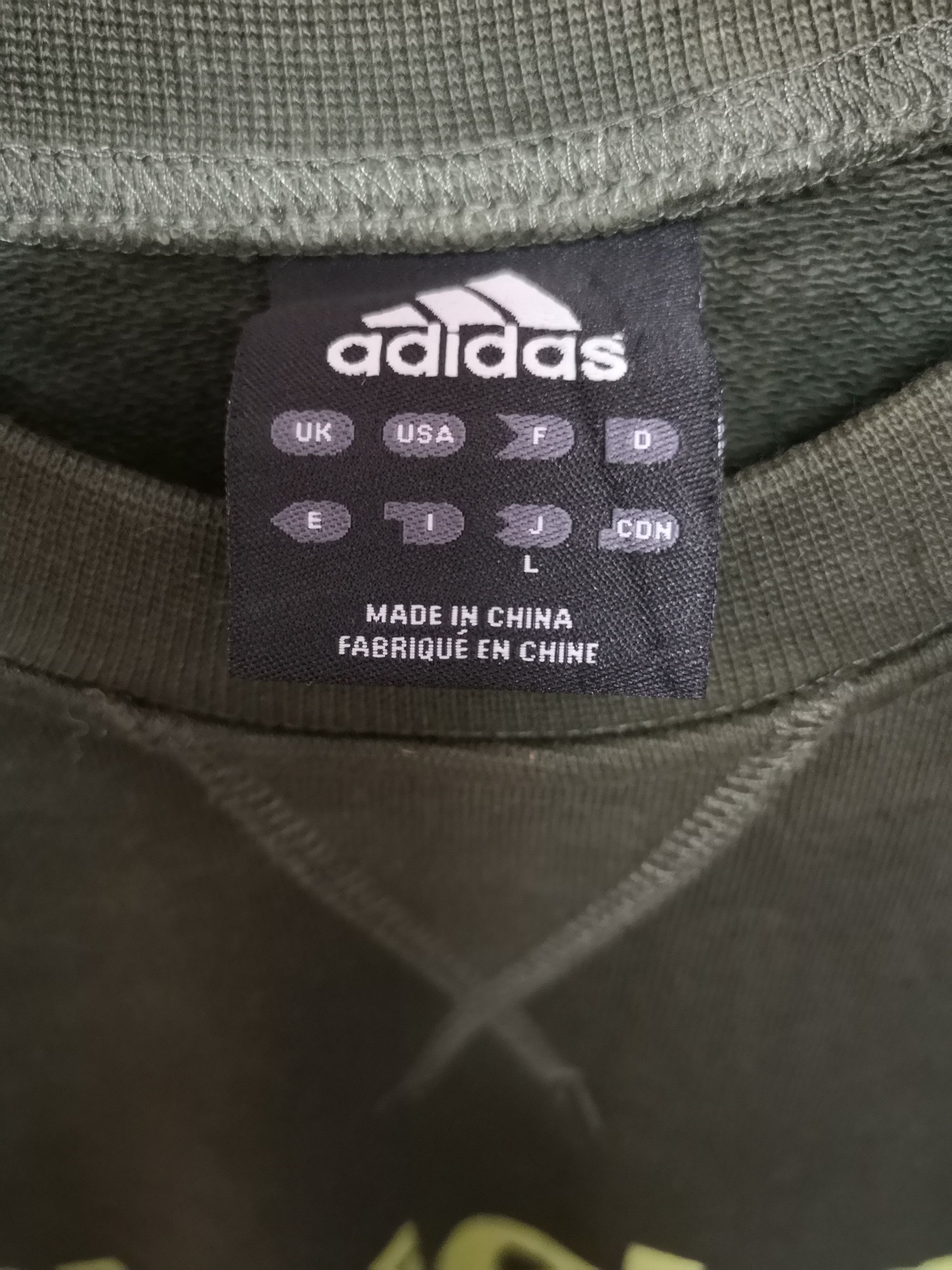 Adidas VINTAGE ADIDAS SPELL OUT LONG SLEEVES CREWNECK SWEATSHIRTS Size US L / EU 52-54 / 3 - 4 Thumbnail
